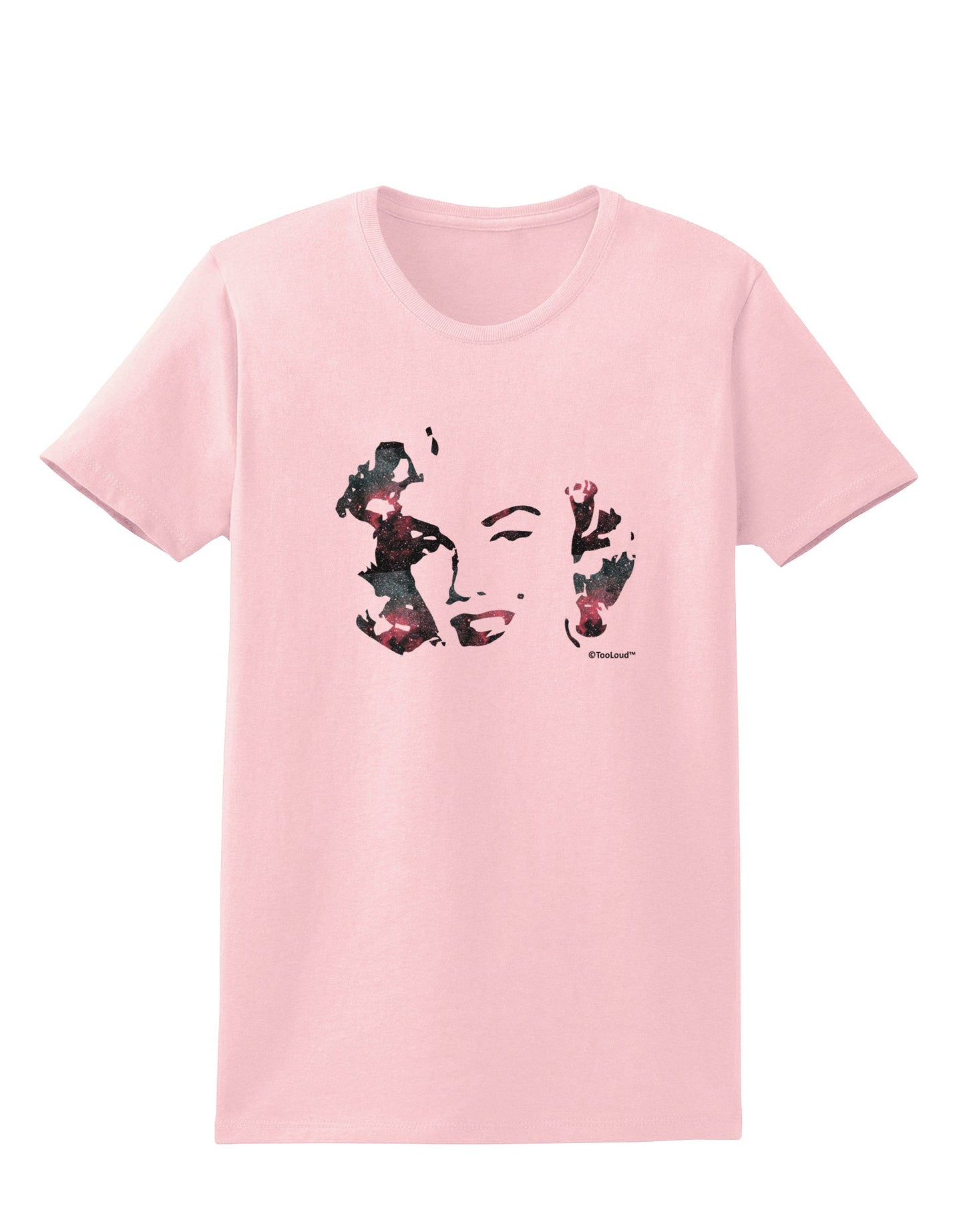 Marilyn Monroe Galaxy Design and Quote Womens T-Shirt by TooLoud-Womens T-Shirt-TooLoud-PalePink-X-Small-Davson Sales