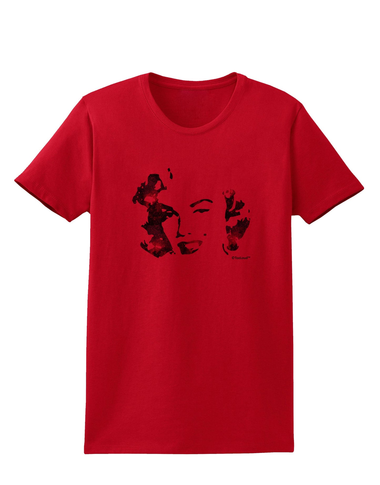 Marilyn Monroe Galaxy Design and Quote Womens T-Shirt by TooLoud-Womens T-Shirt-TooLoud-Red-X-Small-Davson Sales