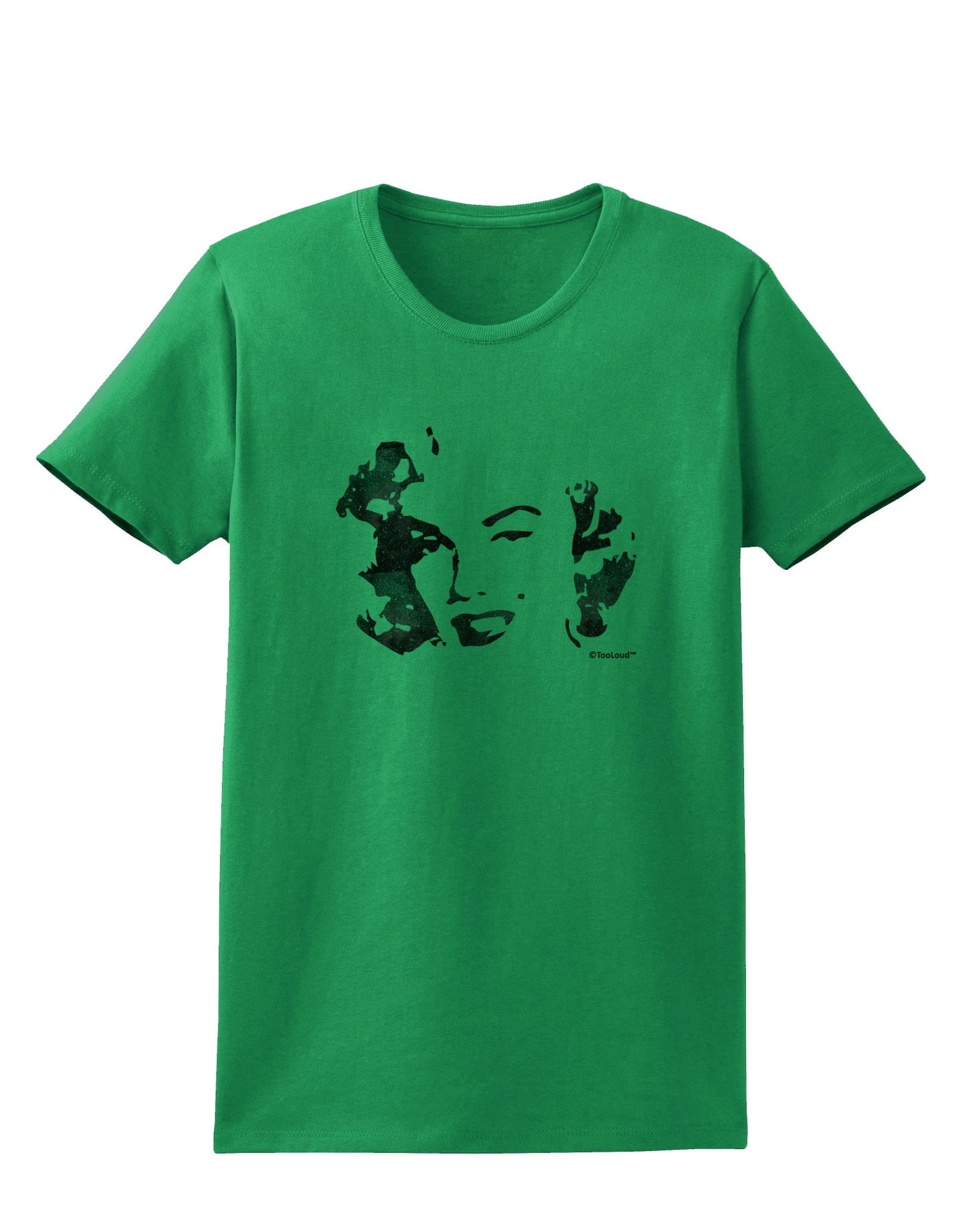 Marilyn Monroe Galaxy Design and Quote Womens T-Shirt by TooLoud-Womens T-Shirt-TooLoud-Kelly-Green-X-Small-Davson Sales