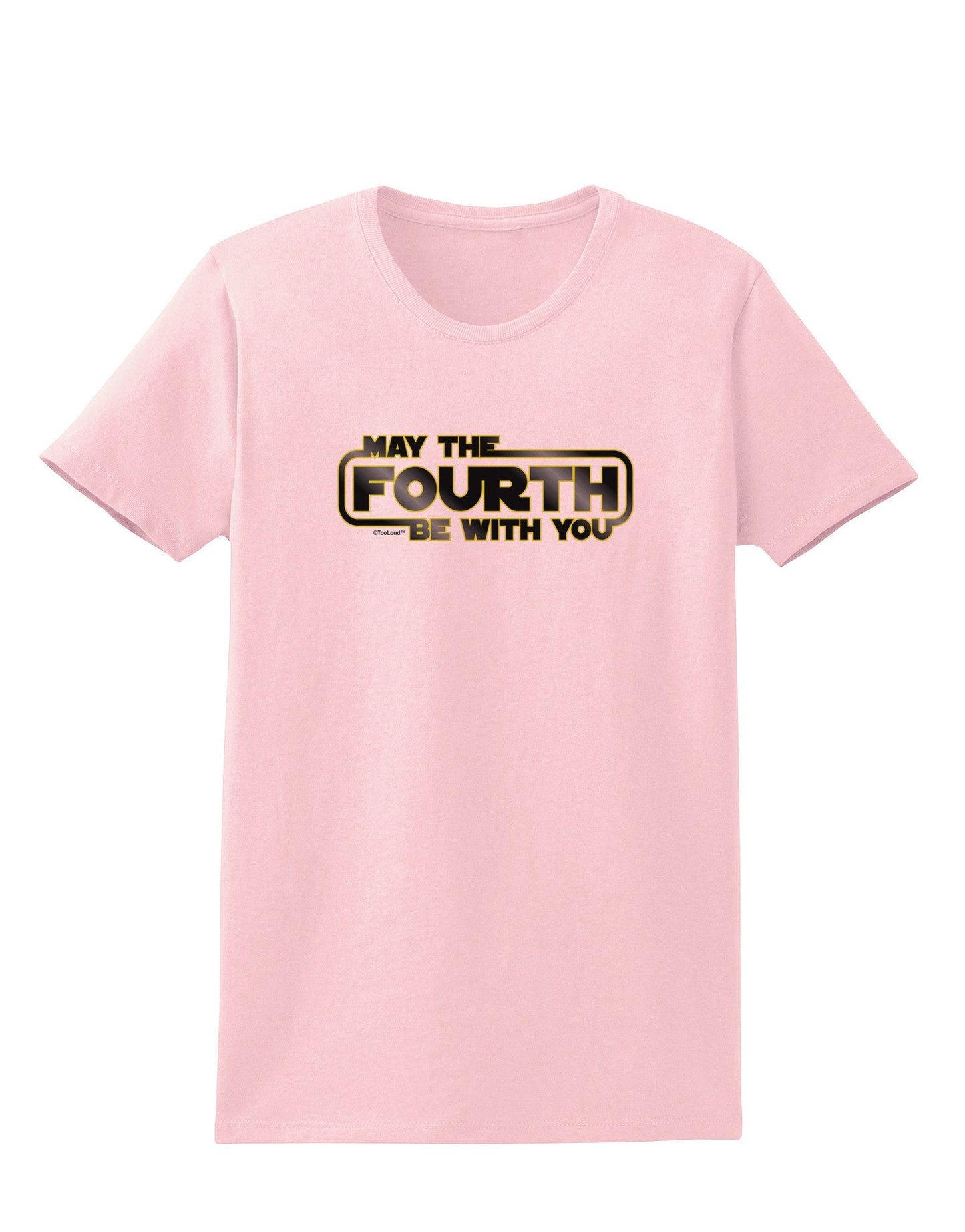 May The Fourth Be With You Womens T-Shirt-Womens T-Shirt-TooLoud-PalePink-X-Small-Davson Sales