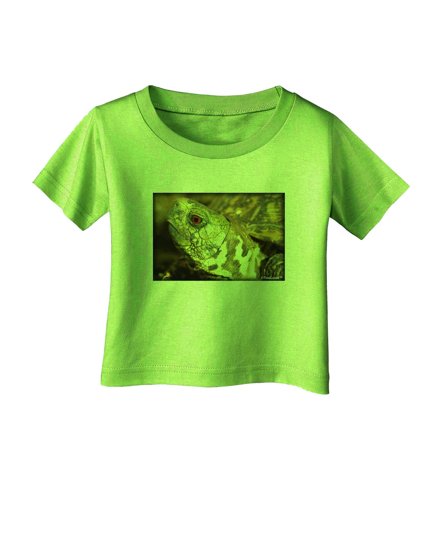 Menacing Turtle Infant T-Shirt-Infant T-Shirt-TooLoud-Lime-Green-06-Months-Davson Sales
