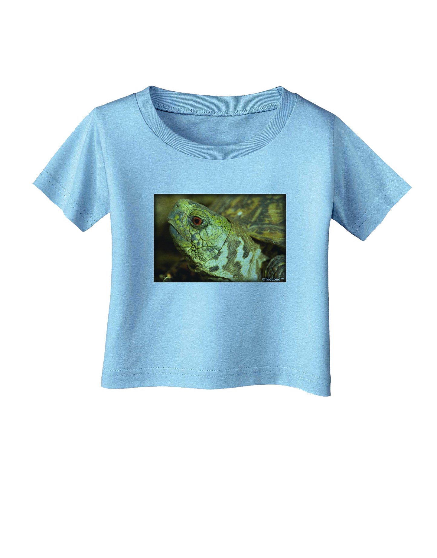Menacing Turtle Infant T-Shirt-Infant T-Shirt-TooLoud-Aquatic-Blue-06-Months-Davson Sales