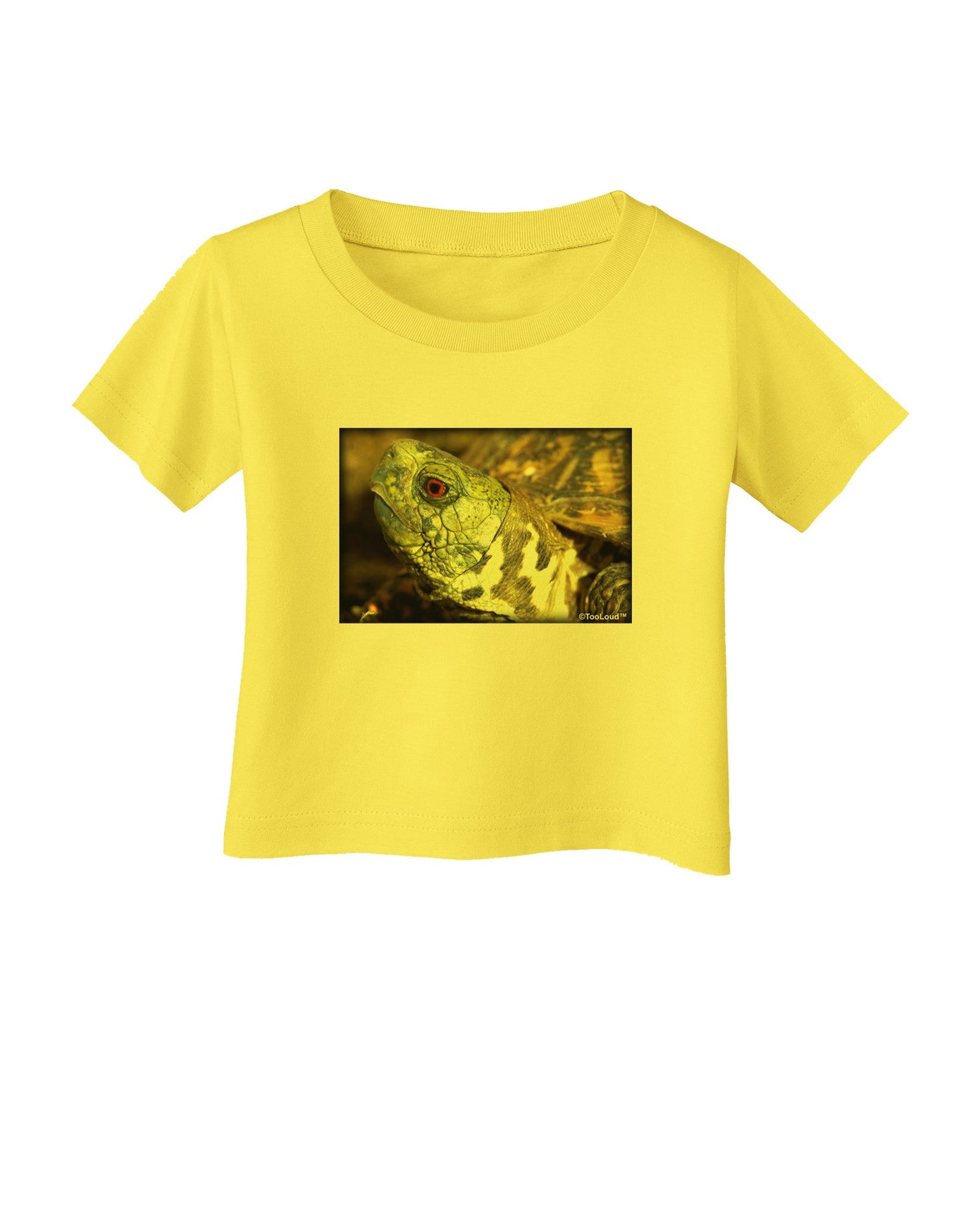 Menacing Turtle Infant T-Shirt-Infant T-Shirt-TooLoud-Yellow-06-Months-Davson Sales