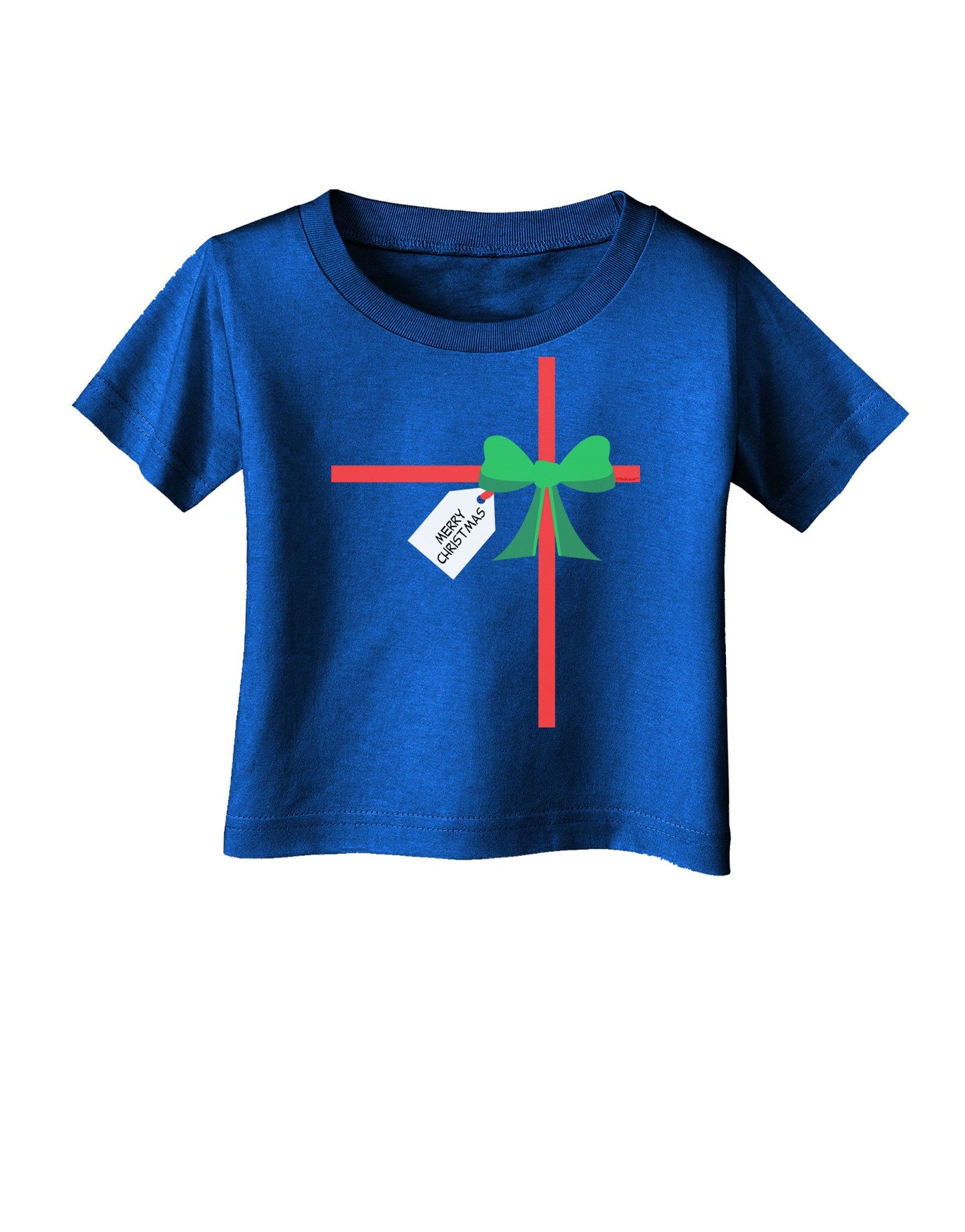 Merry Christmas Present Gift Infant T-Shirt Dark-Infant T-Shirt-TooLoud-Red-06-Months-Davson Sales