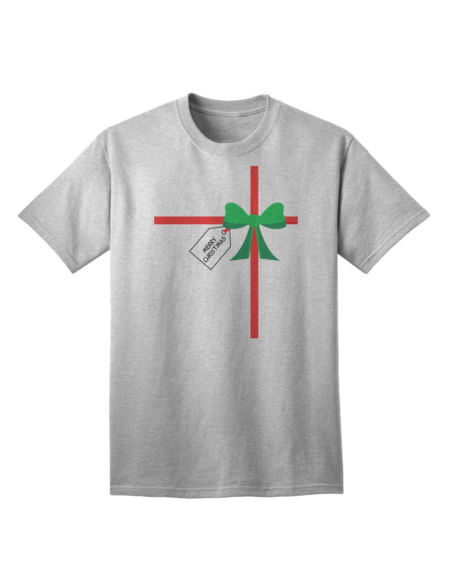 Merry Christmas Present Gift - Premium Adult T-Shirt Collection-Mens T-shirts-TooLoud-AshGray-Small-Davson Sales