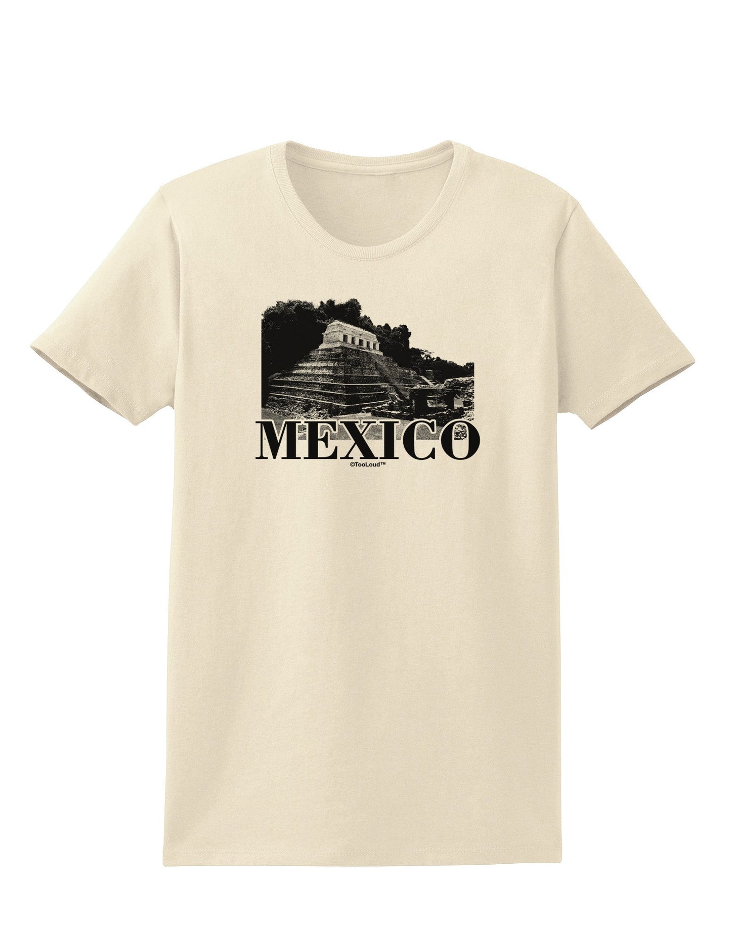 Mexico - Temple No 2 Womens T-Shirt-Womens T-Shirt-TooLoud-Natural-X-Small-Davson Sales