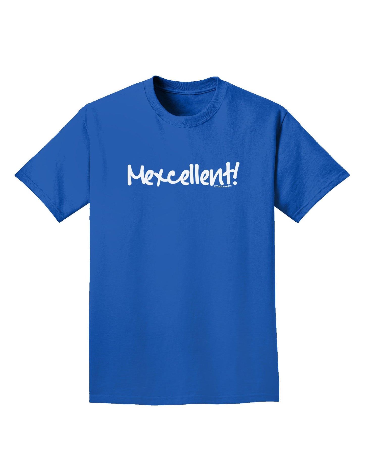 Mexico Text - Cinco De Mayo Adult Dark T-Shirt-Mens T-Shirt-TooLoud-Royal-Blue-Small-Davson Sales