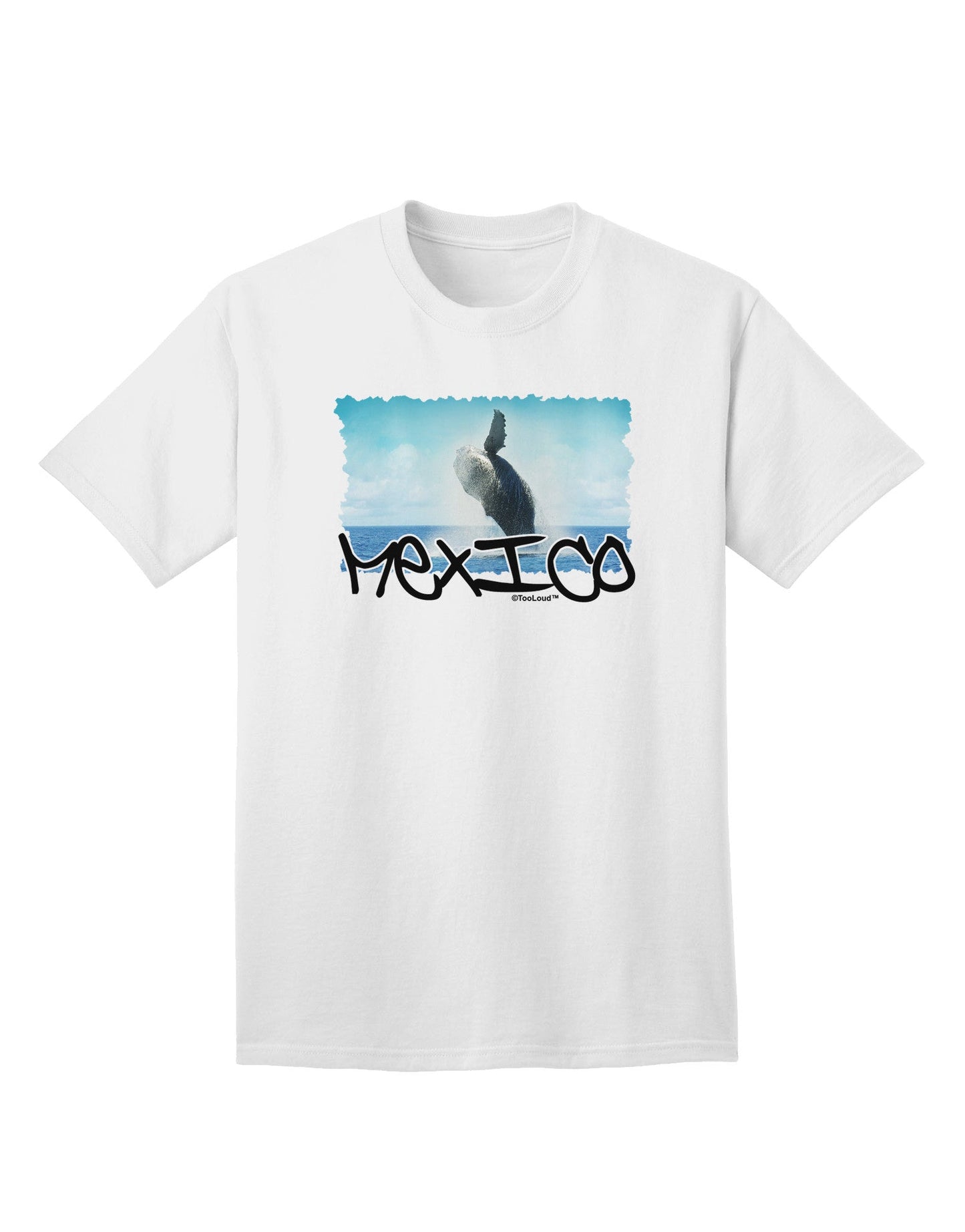 Mexico - Whale Watching Cut-out Adult T-Shirt-unisex t-shirt-TooLoud-White-Small-Davson Sales