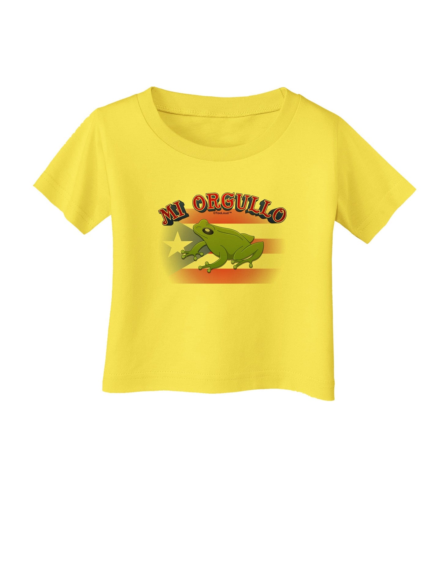 Mi Orgullo Coqui Infant T-Shirt-Infant T-Shirt-TooLoud-Yellow-06-Months-Davson Sales