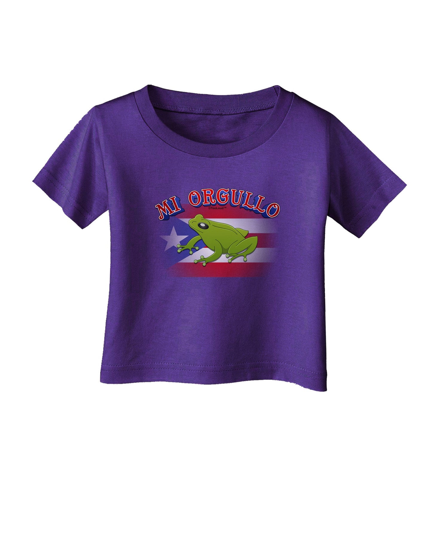Mi Orgullo Coqui Infant T-Shirt Dark-Infant T-Shirt-TooLoud-Purple-06-Months-Davson Sales