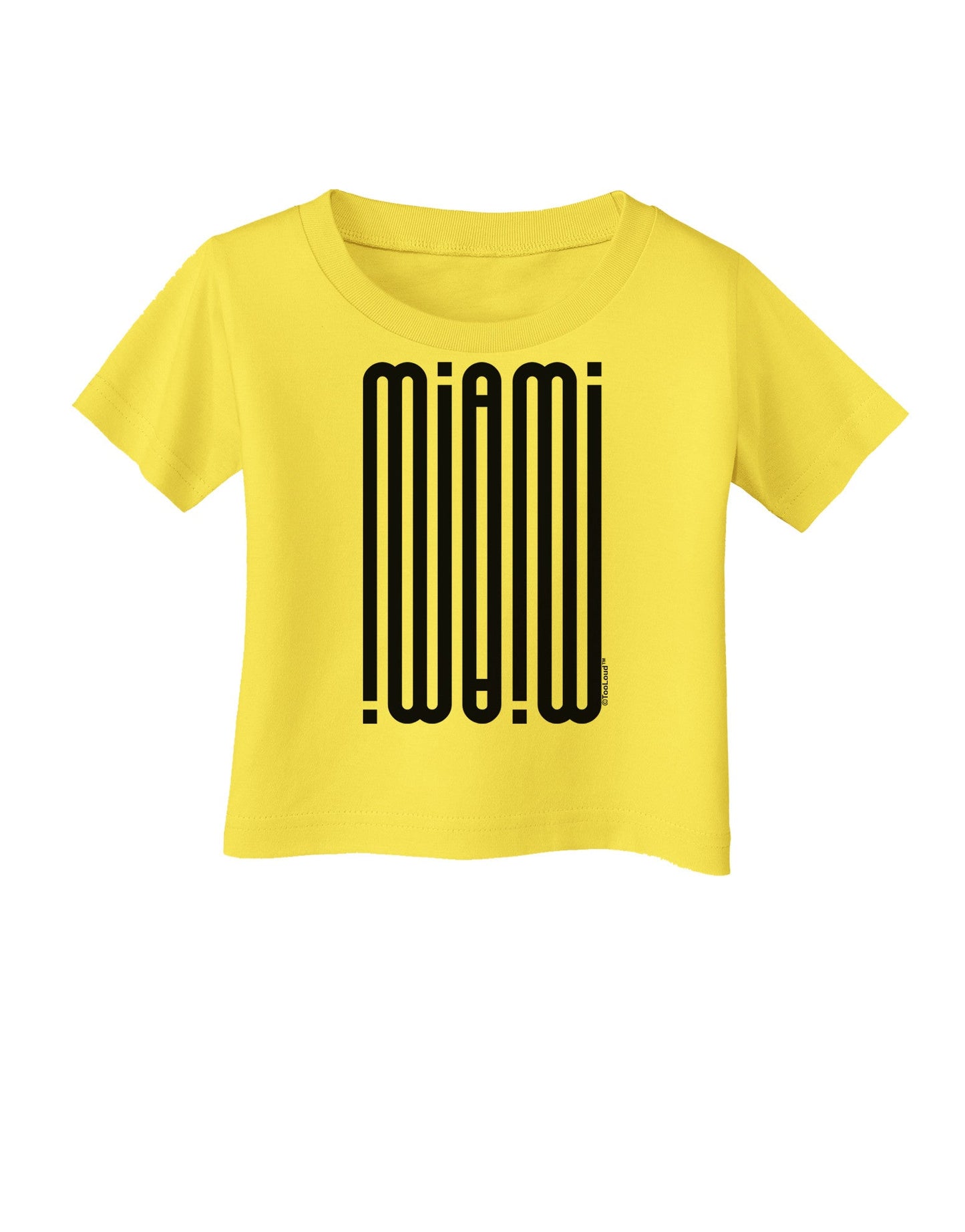 Miami Mirage Infant T-Shirt-Infant T-Shirt-TooLoud-Yellow-06-Months-Davson Sales