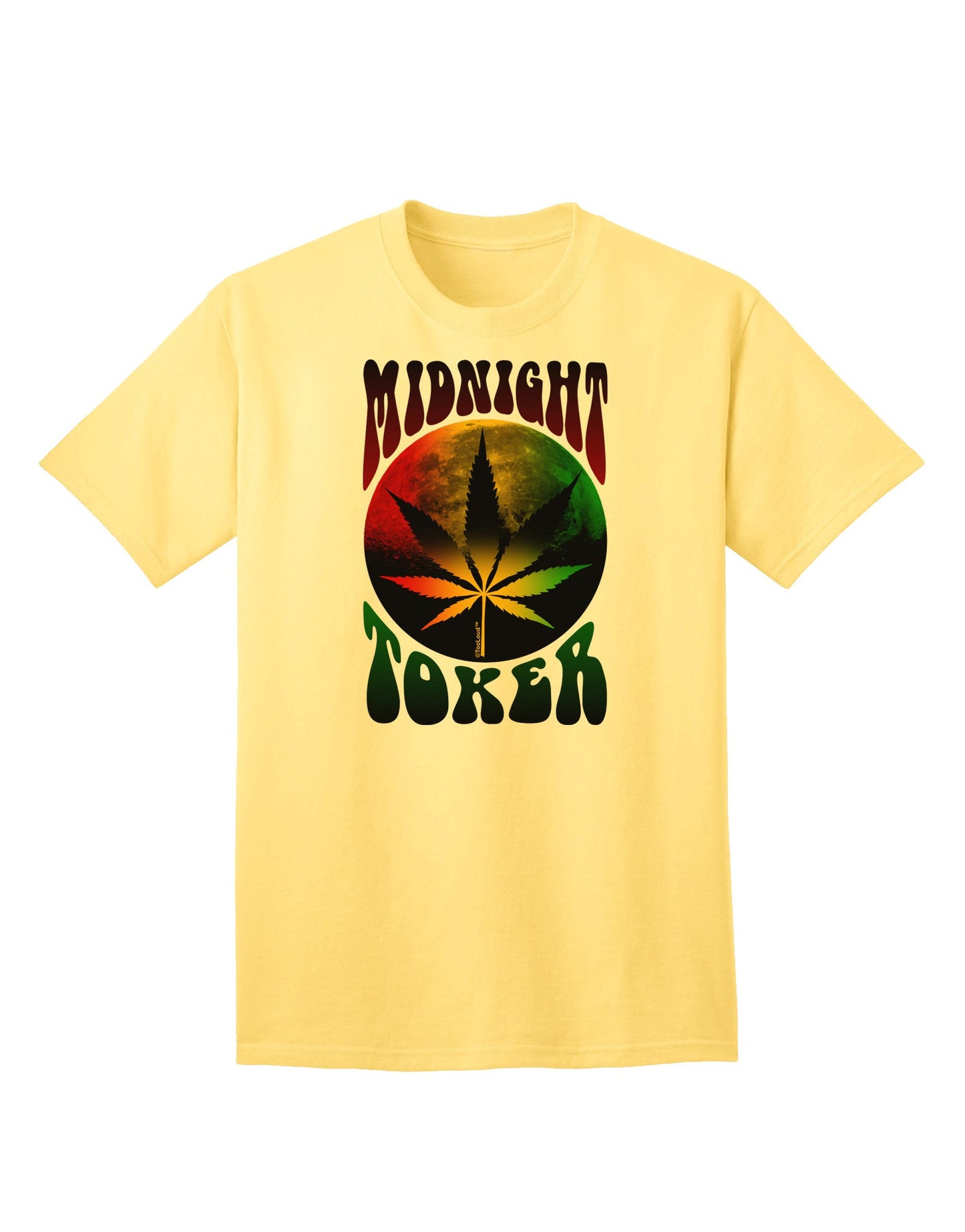 Midnight Toker Premium Adult T-Shirt - Celebrating Cannabis Culture-Mens T-shirts-TooLoud-Yellow-Small-Davson Sales