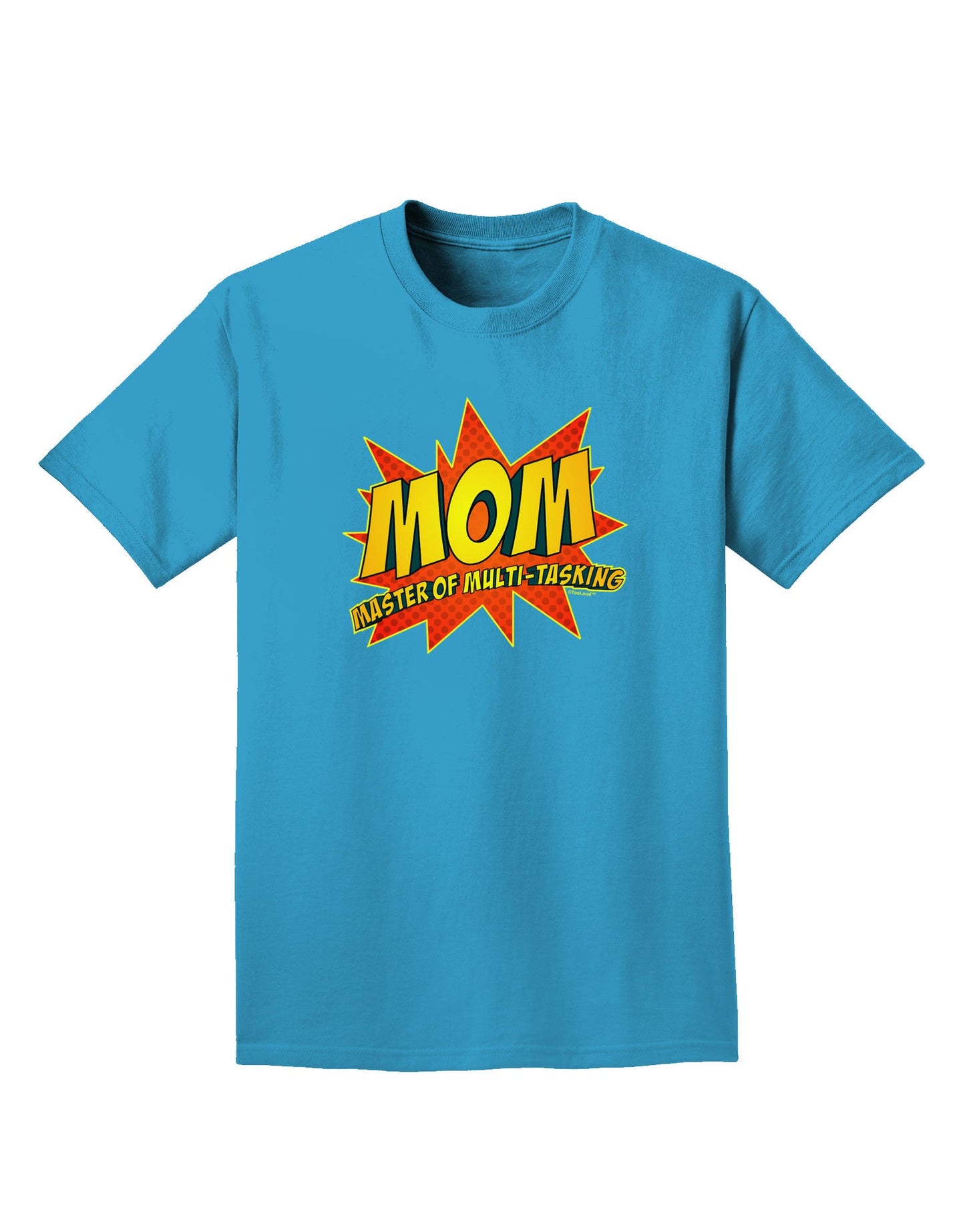 Mom Master Of Multi-tasking Adult Dark T-Shirt-Mens T-Shirt-TooLoud-Turquoise-Small-Davson Sales