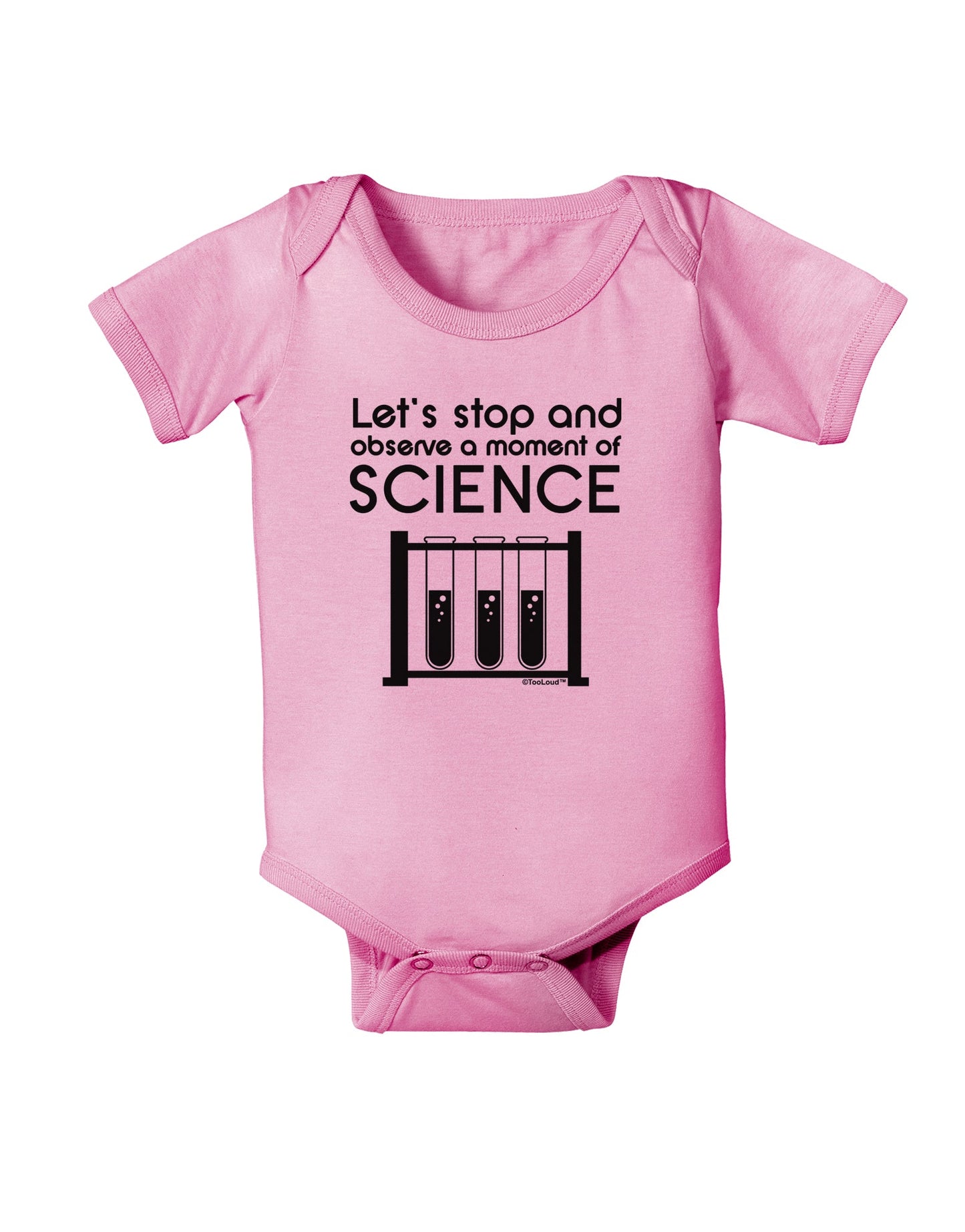 Moment of Science Baby Romper Bodysuit by TooLoud-Baby Romper-TooLoud-Light-Pink-06-Months-Davson Sales