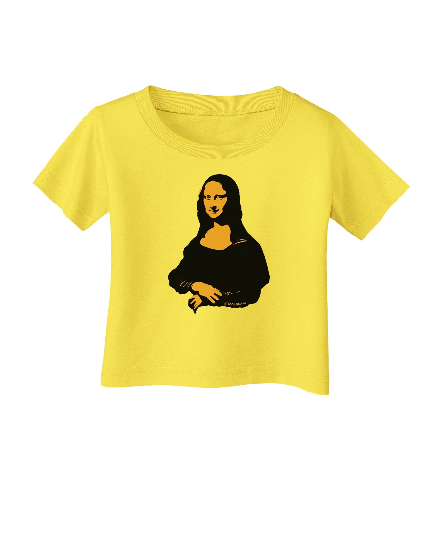 Mona Cutout Infant T-Shirt-Infant T-Shirt-TooLoud-Yellow-06-Months-Davson Sales