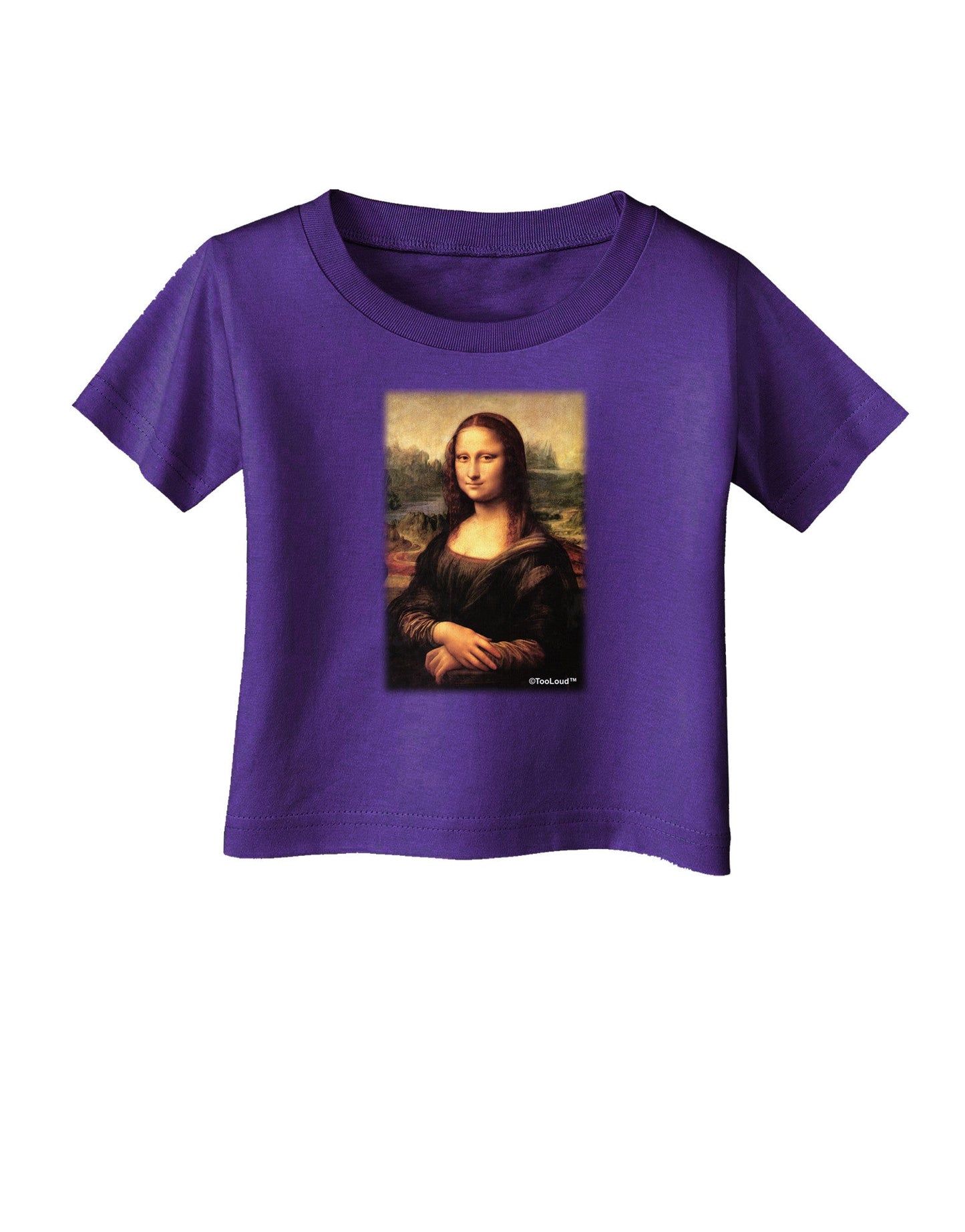 Mona Painting Infant T-Shirt Dark-Infant T-Shirt-TooLoud-Purple-06-Months-Davson Sales