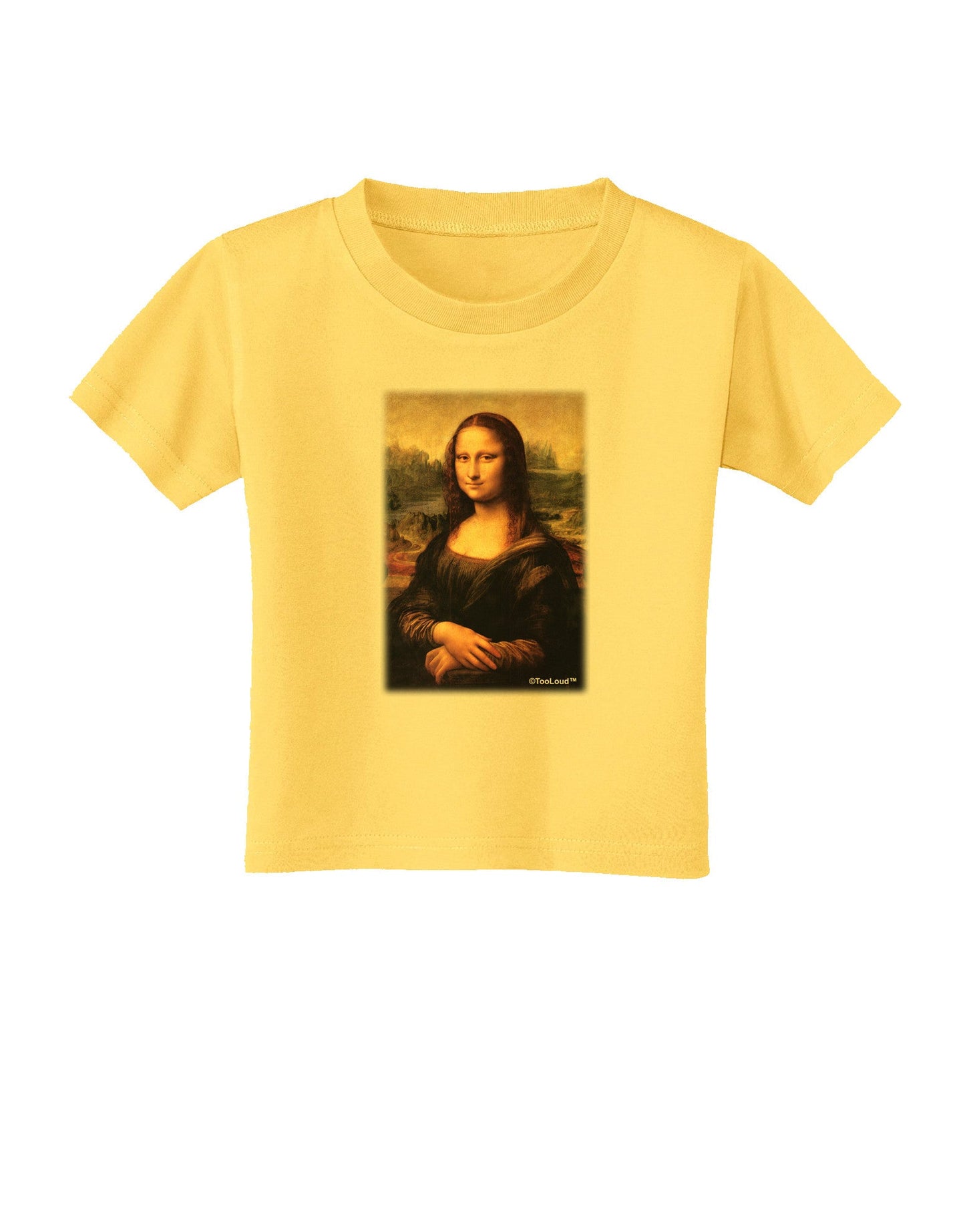 Mona Painting Toddler T-Shirt-Toddler T-Shirt-TooLoud-Yellow-2T-Davson Sales