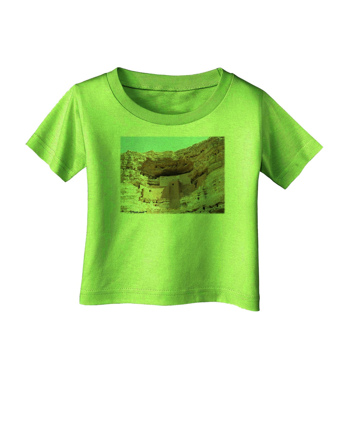 Montezuma Castle Arizona Infant T-Shirt-Infant T-Shirt-TooLoud-Lime-Green-06-Months-Davson Sales