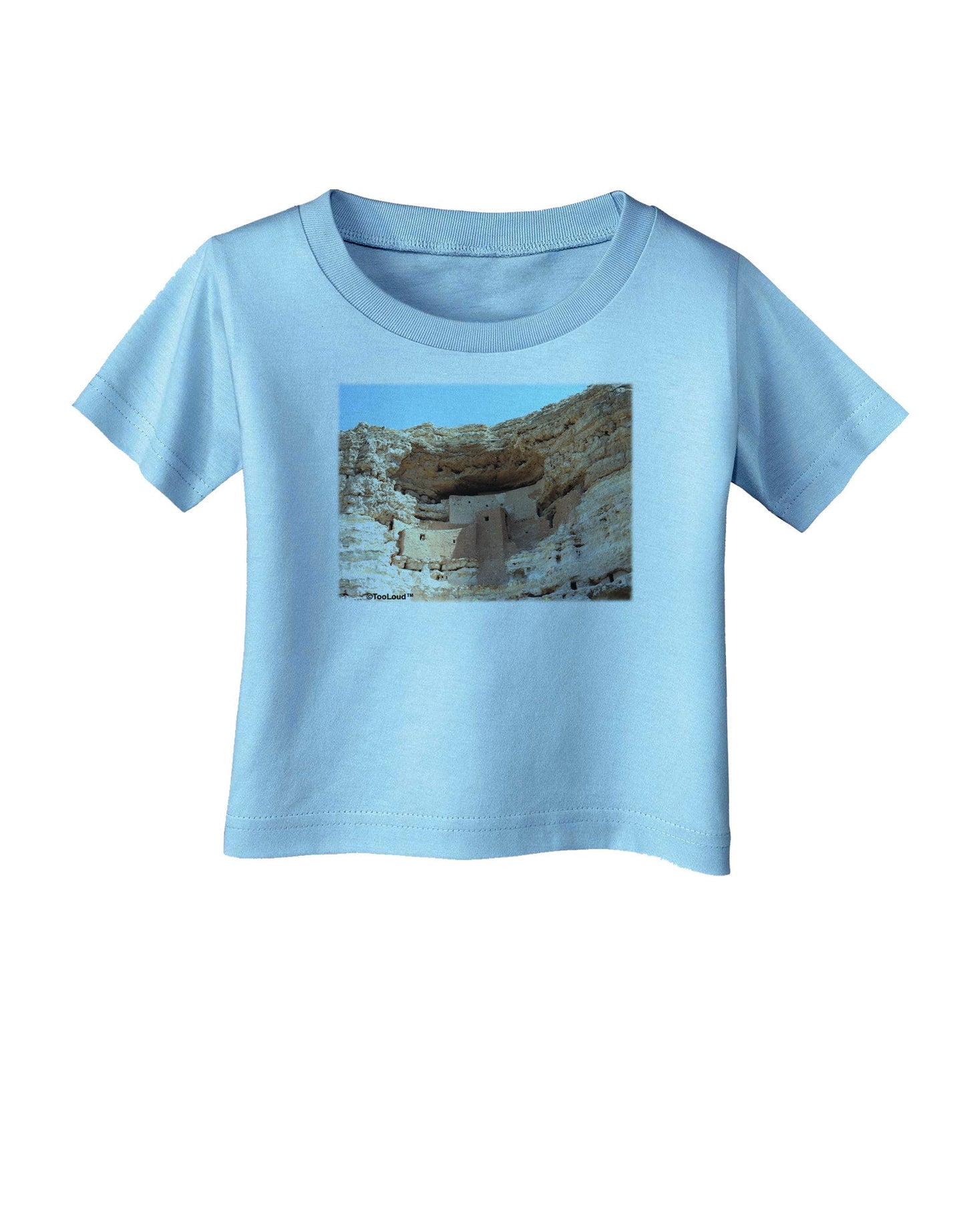 Montezuma Castle Arizona Infant T-Shirt-Infant T-Shirt-TooLoud-Aquatic-Blue-06-Months-Davson Sales