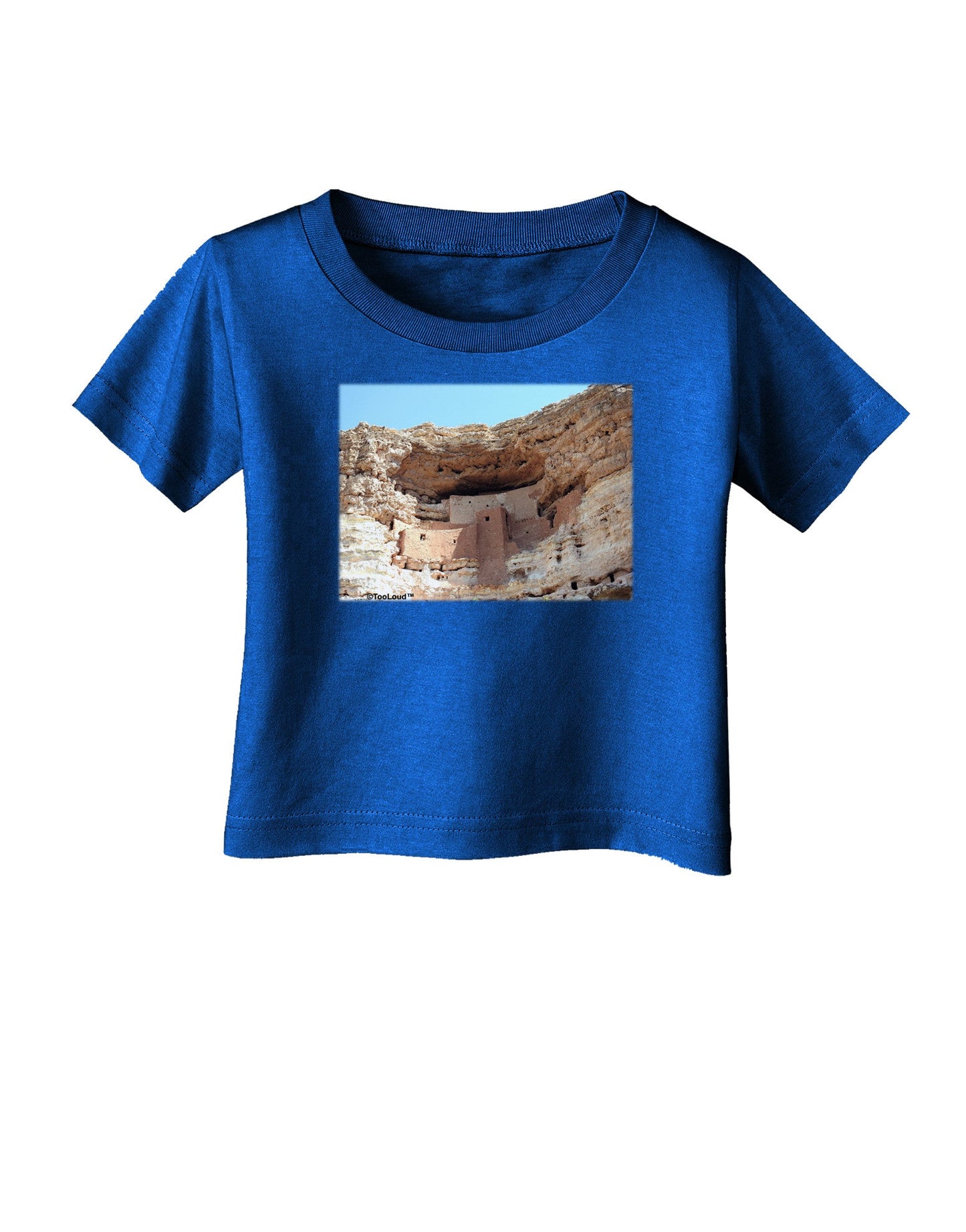 Montezuma Castle Arizona Infant T-Shirt Dark-Infant T-Shirt-TooLoud-Royal-Blue-06-Months-Davson Sales