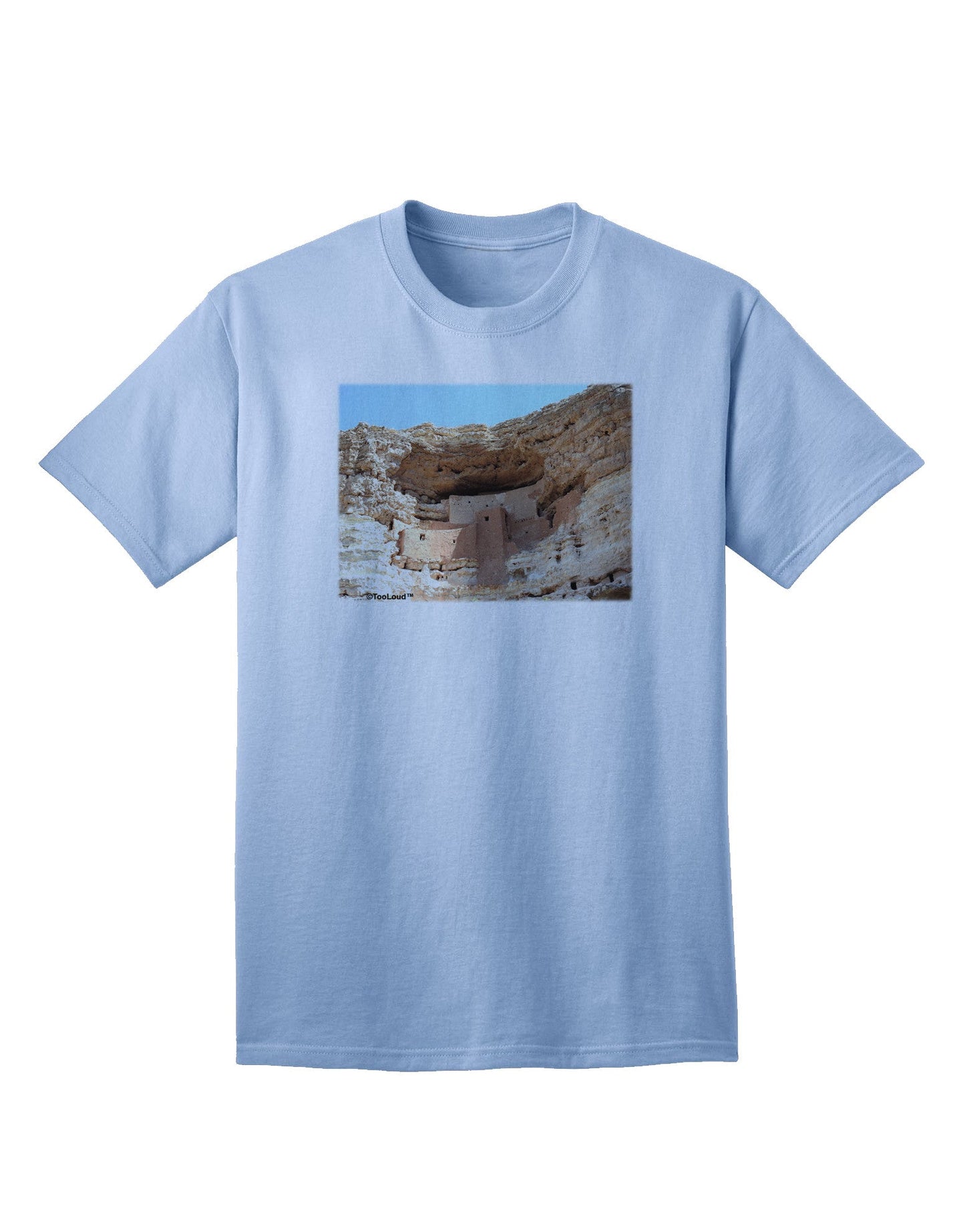 Montezuma Castle Arizona - Premium Adult T-Shirt Collection-Mens T-shirts-TooLoud-Light-Blue-Small-Davson Sales