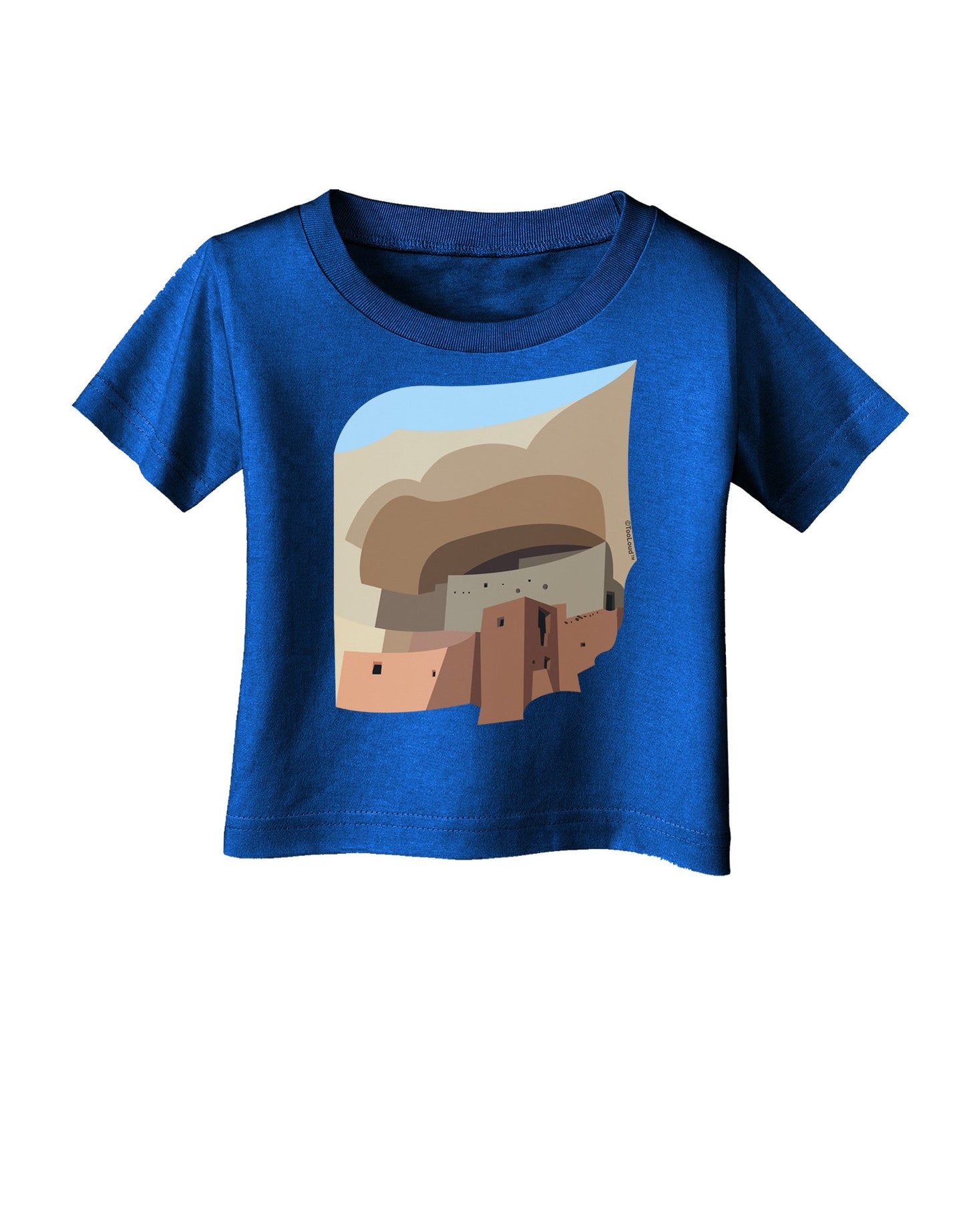 Montezuma Castle Artwork Infant T-Shirt Dark-Infant T-Shirt-TooLoud-Royal-Blue-06-Months-Davson Sales