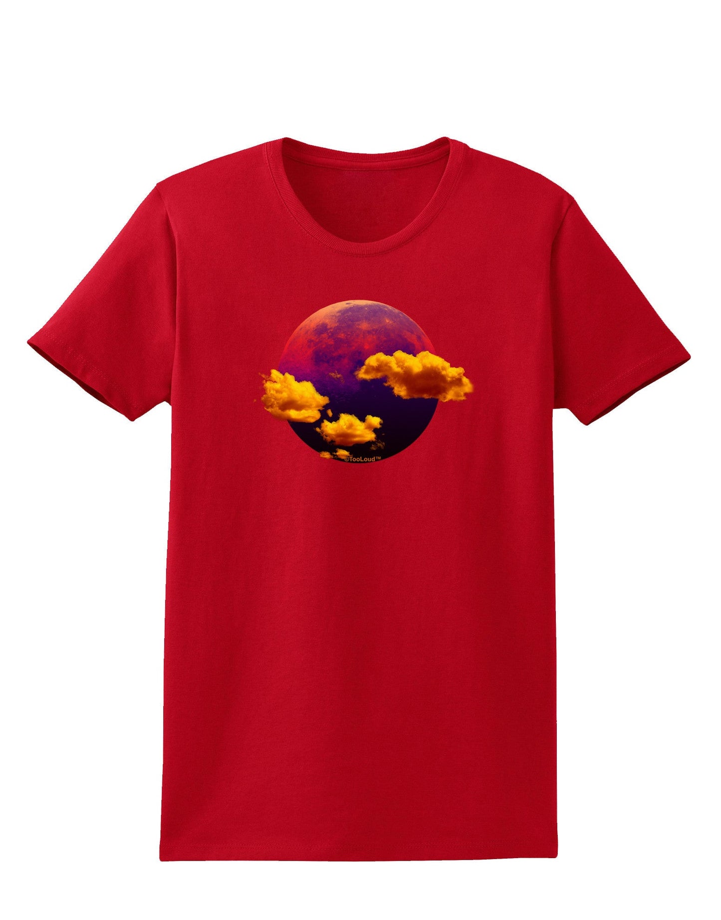 Moon Dream Venus Womens Dark T-Shirt-TooLoud-Red-X-Small-Davson Sales