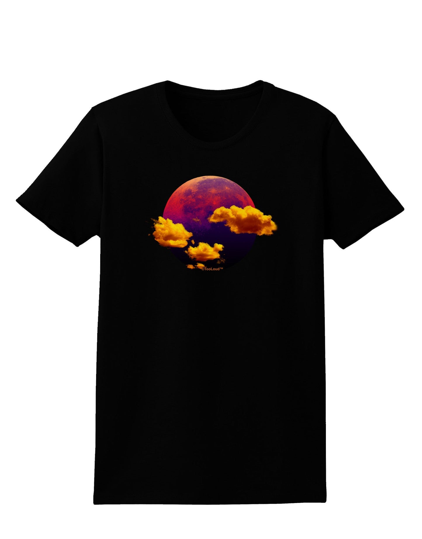 Moon Dream Venus Womens Dark T-Shirt-TooLoud-Black-X-Small-Davson Sales