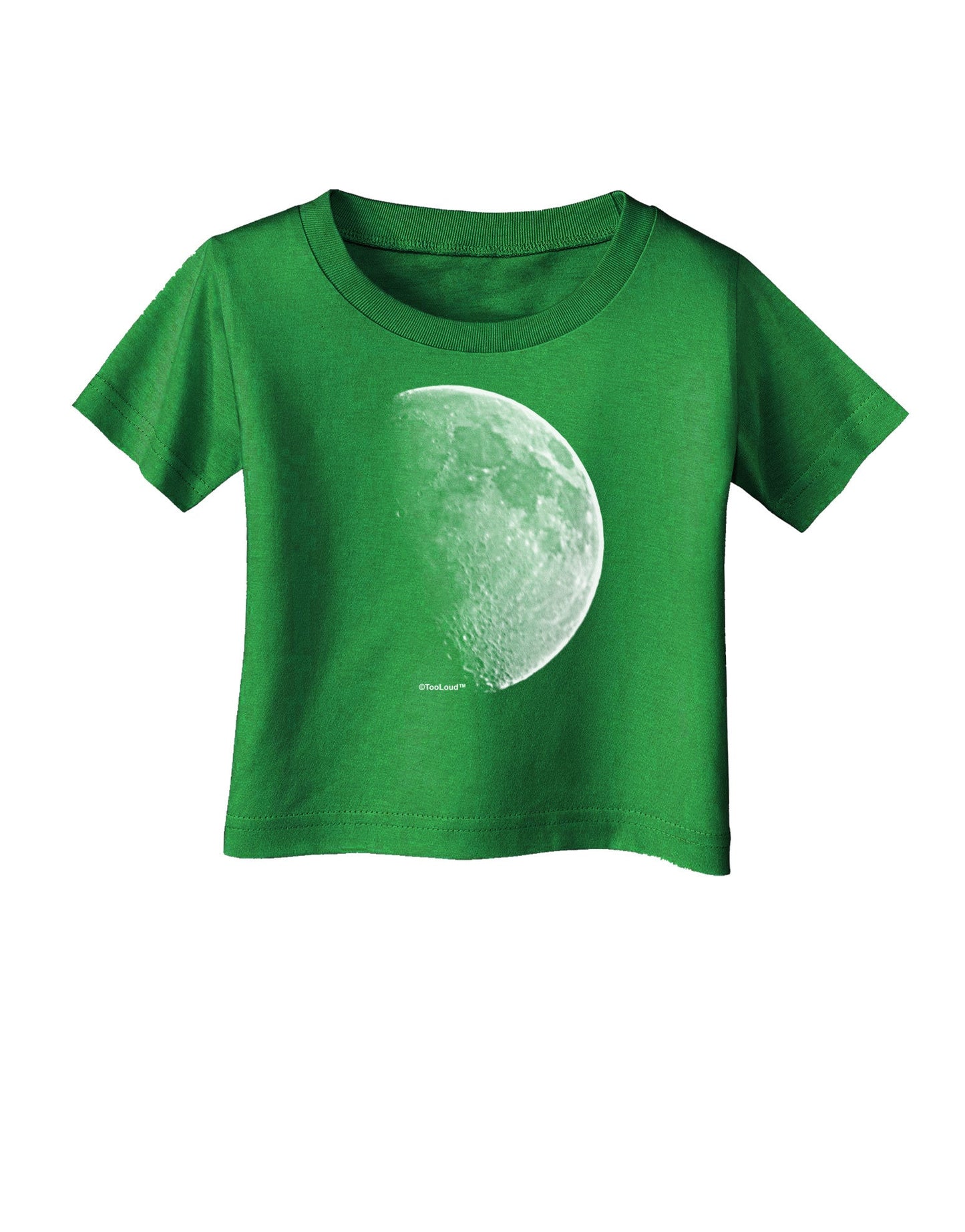 Moon Shadow Infant T-Shirt Dark-Infant T-Shirt-TooLoud-Clover-Green-06-Months-Davson Sales