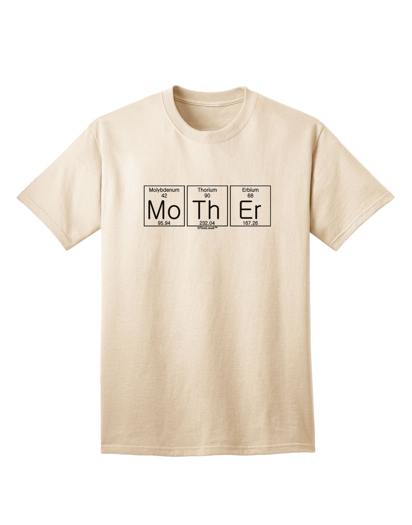 Mother - Periodic Table Adult T-Shirt-unisex t-shirt-TooLoud-Natural-Small-Davson Sales