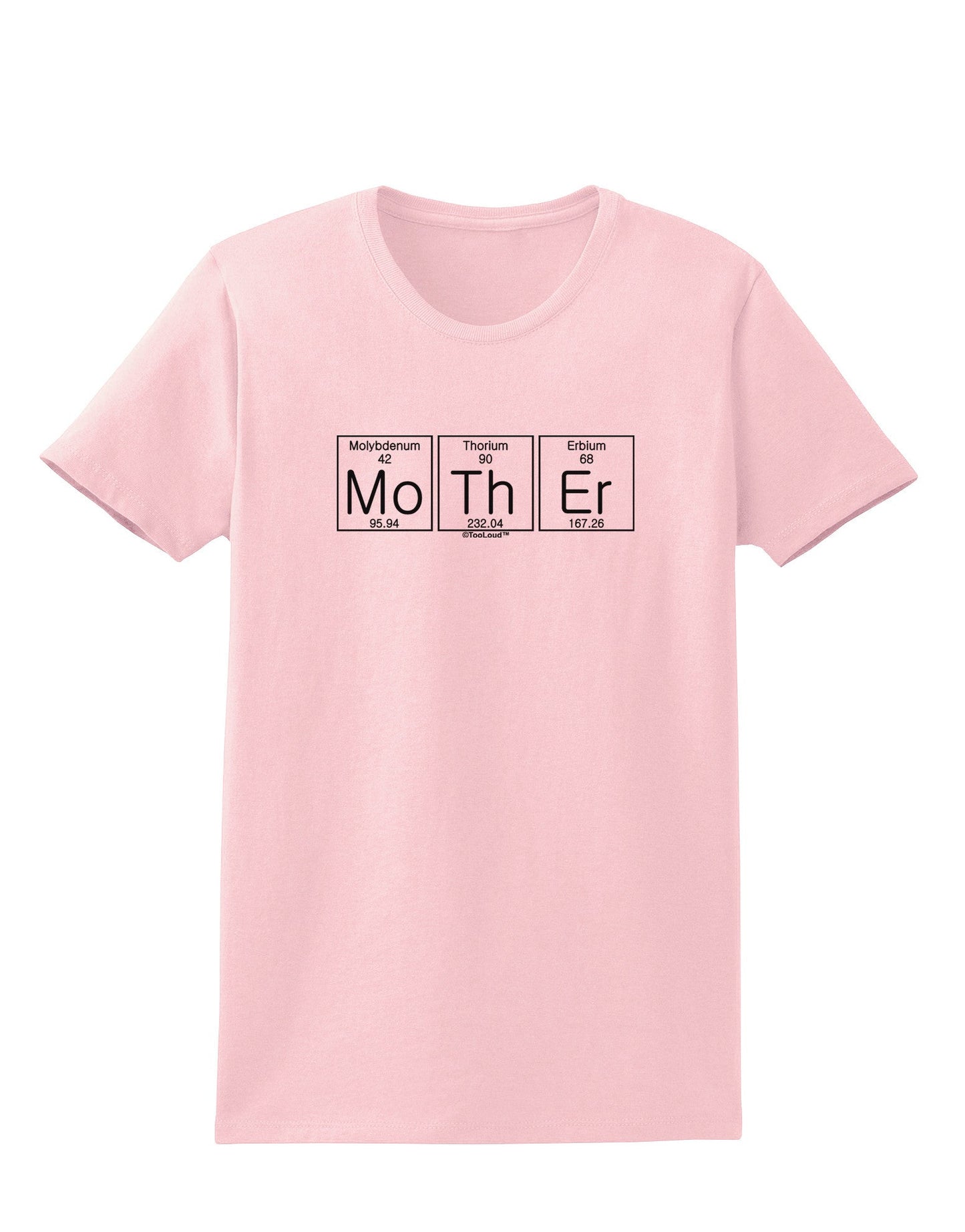 Mother - Periodic Table Womens T-Shirt-Womens T-Shirt-TooLoud-PalePink-X-Small-Davson Sales