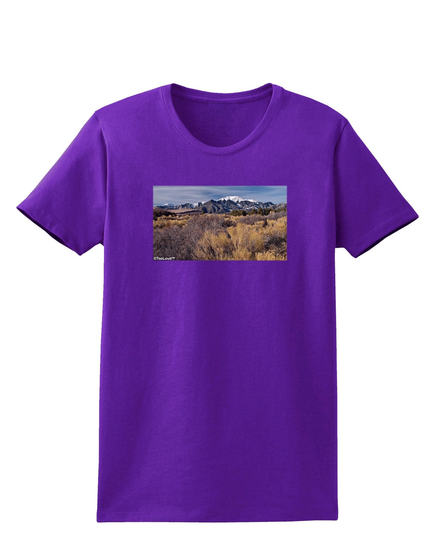 Mountain Forest Park Womens Dark T-Shirt-TooLoud-Purple-X-Small-Davson Sales