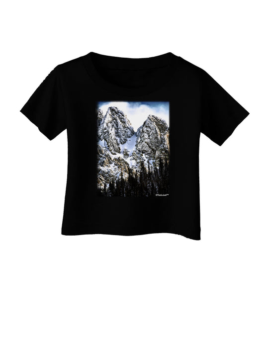 Mountain Landscape 2 Infant T-Shirt Dark-Infant T-Shirt-TooLoud-Black-06-Months-Davson Sales