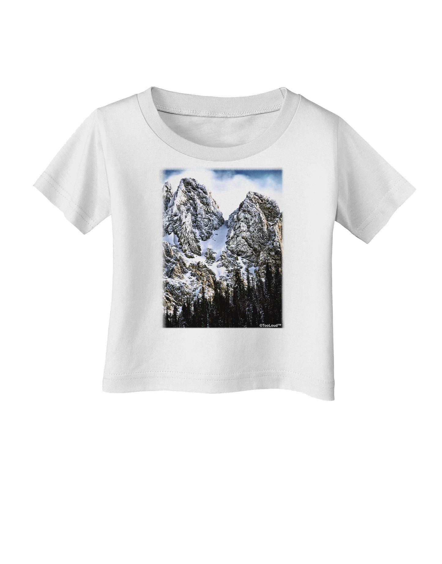 Mountain Landscape 2 Infant T-Shirt-Infant T-Shirt-TooLoud-White-06-Months-Davson Sales