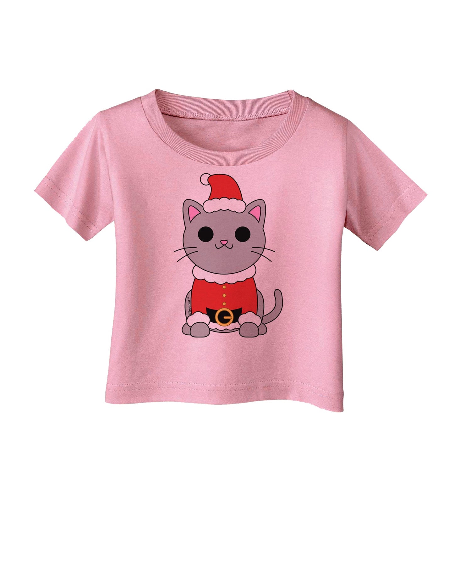 Mr. Whiskerton Santa Suit - Christmas Infant T-Shirt by TooLoud-Infant T-Shirt-TooLoud-Candy-Pink-06-Months-Davson Sales