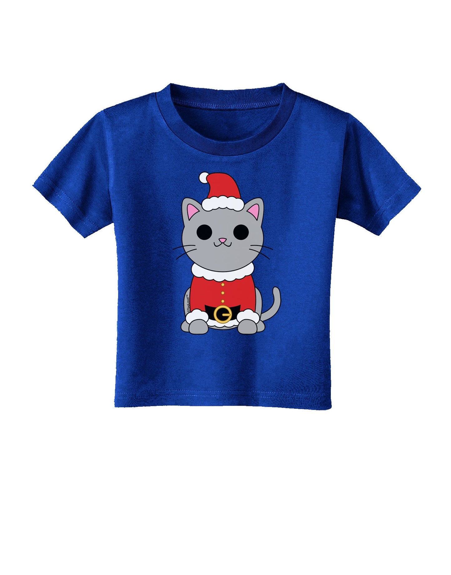 Mr. Whiskerton Santa Suit - Christmas Toddler T-Shirt Dark by TooLoud-Toddler T-Shirt-TooLoud-Red-2T-Davson Sales