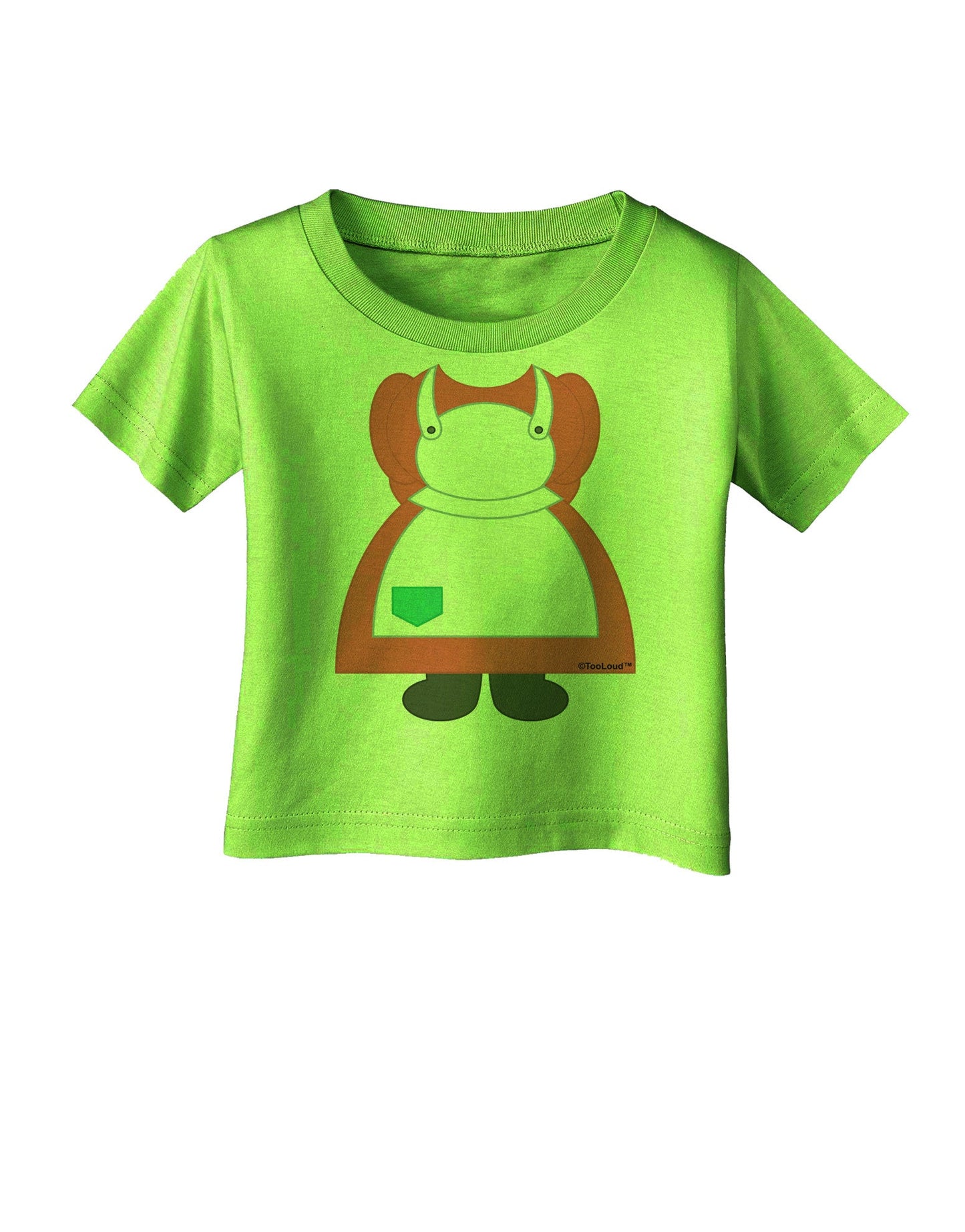 Mrs Santa Claus Character Body Christmas Infant T-Shirt-Infant T-Shirt-TooLoud-Lime-Green-06-Months-Davson Sales