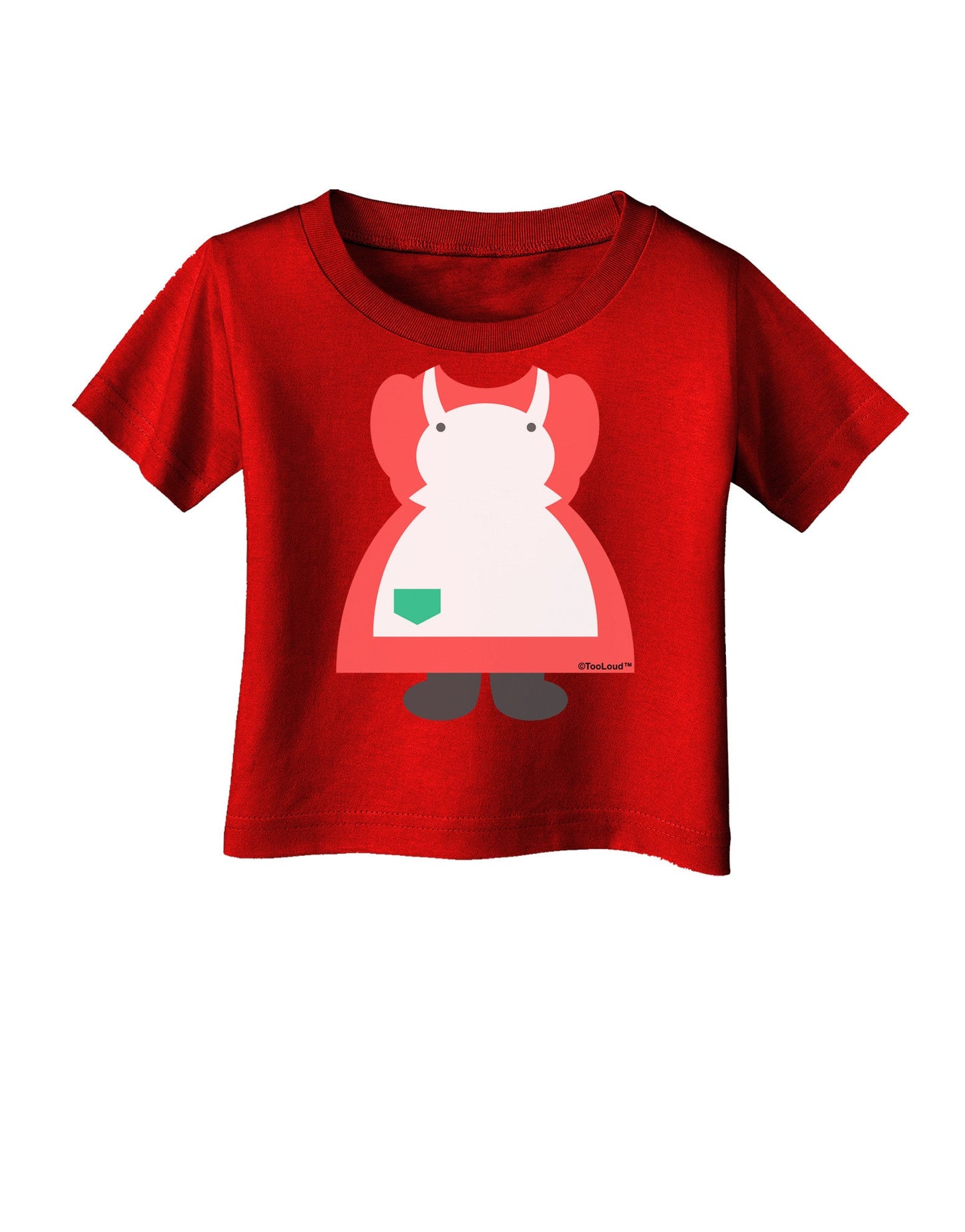Mrs Santa Claus Character Body Christmas Infant T-Shirt Dark-Infant T-Shirt-TooLoud-Clover-Green-06-Months-Davson Sales
