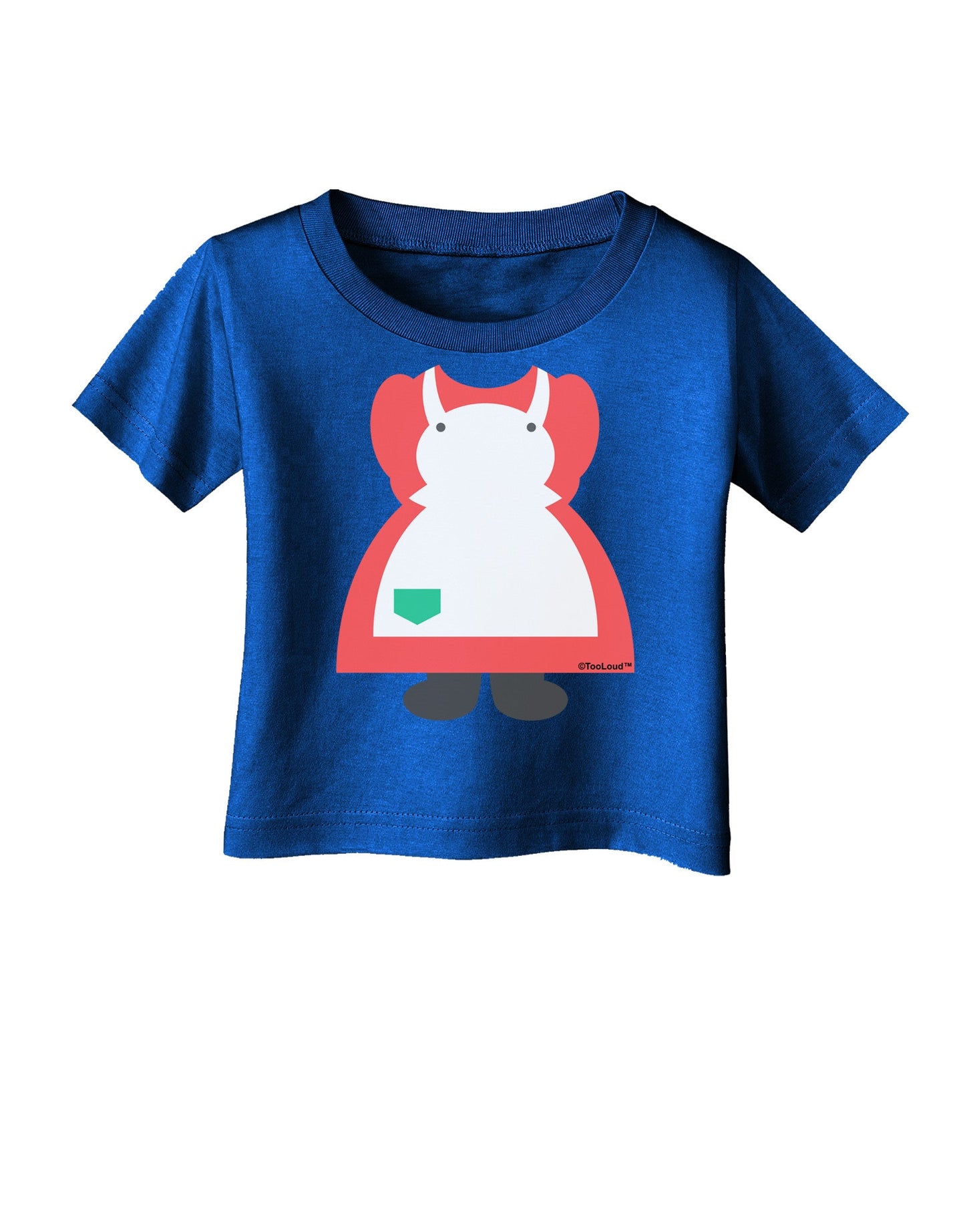 Mrs Santa Claus Character Body Christmas Infant T-Shirt Dark-Infant T-Shirt-TooLoud-Red-06-Months-Davson Sales