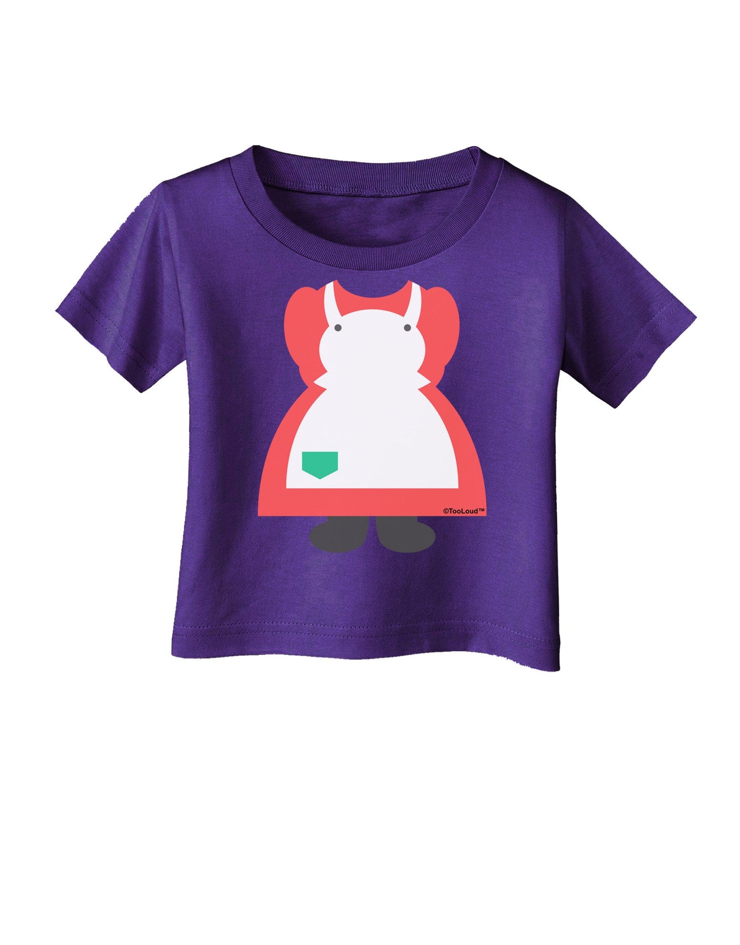 Mrs Santa Claus Character Body Christmas Infant T-Shirt Dark-Infant T-Shirt-TooLoud-Purple-06-Months-Davson Sales