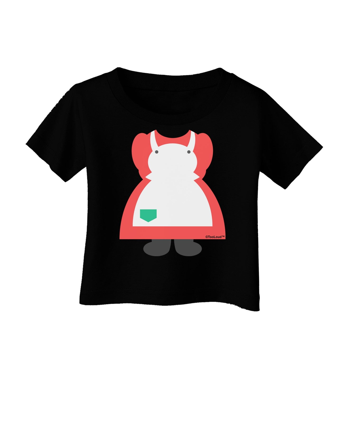 Mrs Santa Claus Character Body Christmas Infant T-Shirt Dark-Infant T-Shirt-TooLoud-Black-06-Months-Davson Sales
