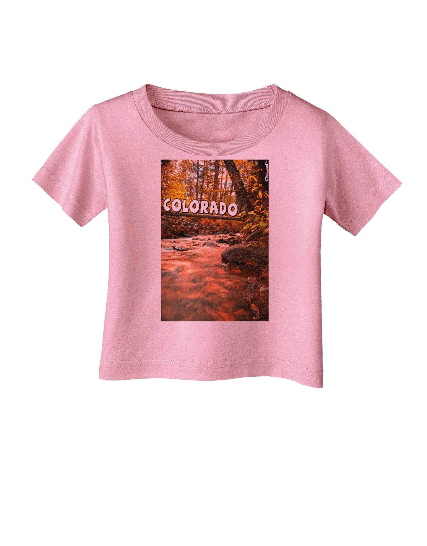 Mt Shavano Colorado Text Infant T-Shirt-Infant T-Shirt-TooLoud-Candy-Pink-06-Months-Davson Sales