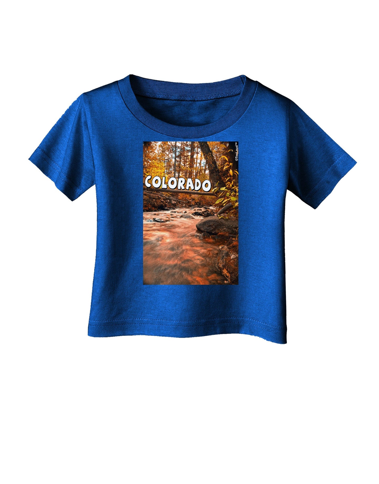 Mt Shavano Colorado Text Infant T-Shirt Dark-Infant T-Shirt-TooLoud-Royal-Blue-06-Months-Davson Sales