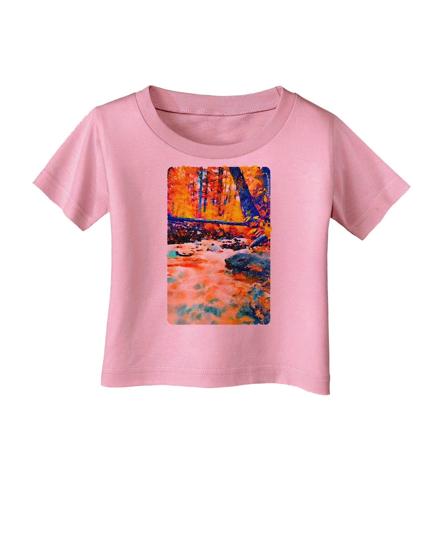 Mt Shavano Colorado Watercolor Infant T-Shirt-Infant T-Shirt-TooLoud-Candy-Pink-06-Months-Davson Sales