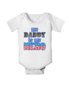 My Daddy is My Hero - Armed Forces - Blue Baby Romper Bodysuit by TooLoud-Baby Romper-TooLoud-White-06-Months-Davson Sales
