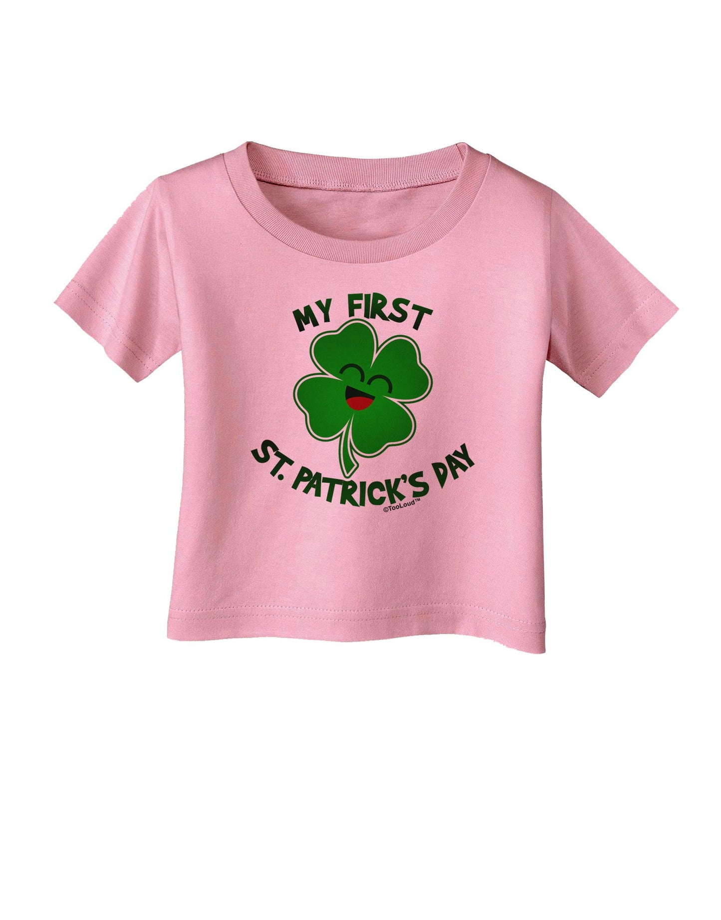 My First St. Patrick's Day Infant T-Shirt-Infant T-Shirt-TooLoud-Candy-Pink-06-Months-Davson Sales