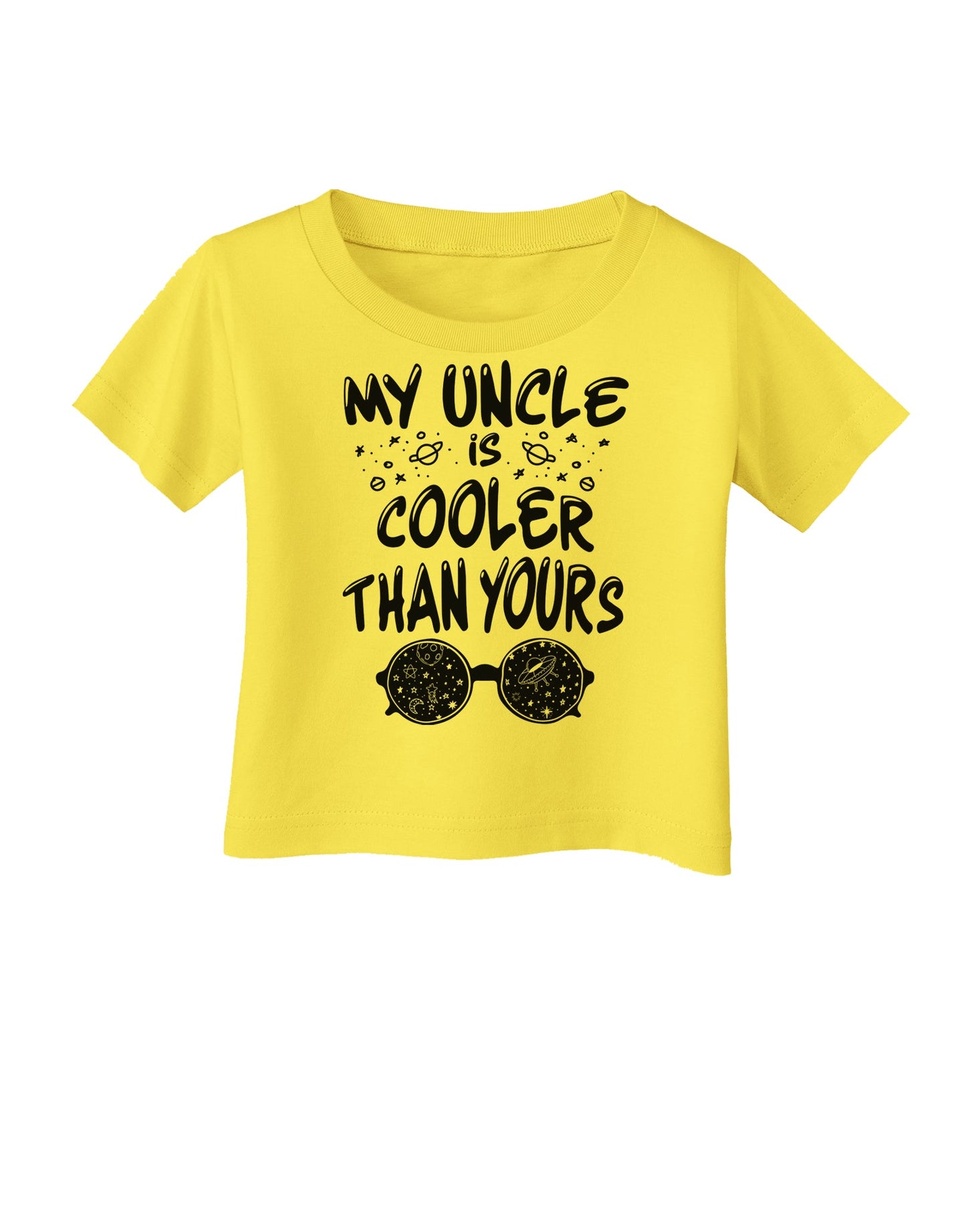 My Uncle is Cooler than yours Infant T-Shirt-Infant T-Shirt-TooLoud-Yellow-06-Months-Davson Sales