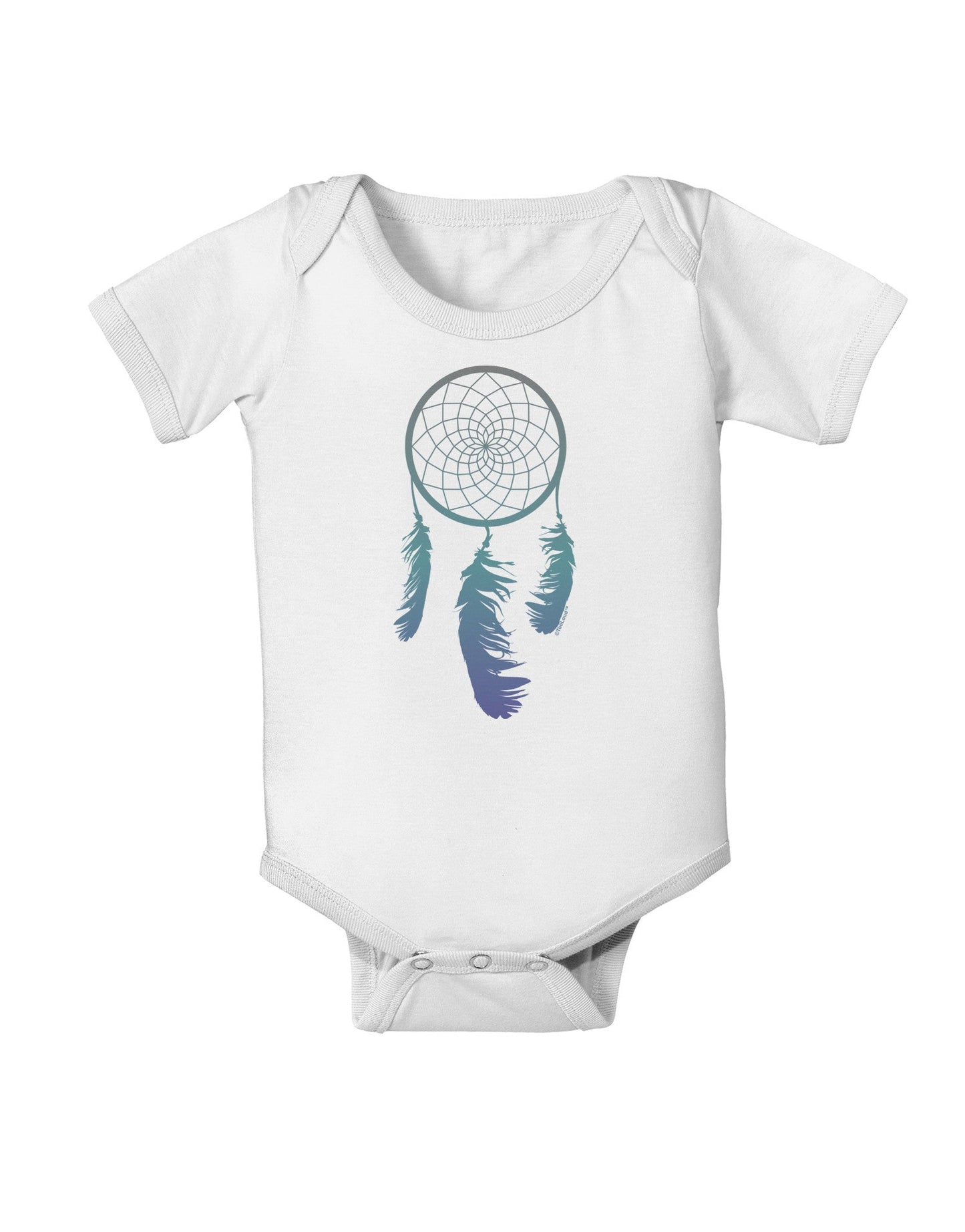 Mystic Dreamcatcher Baby Romper Bodysuit-Baby Romper-TooLoud-White-06-Months-Davson Sales