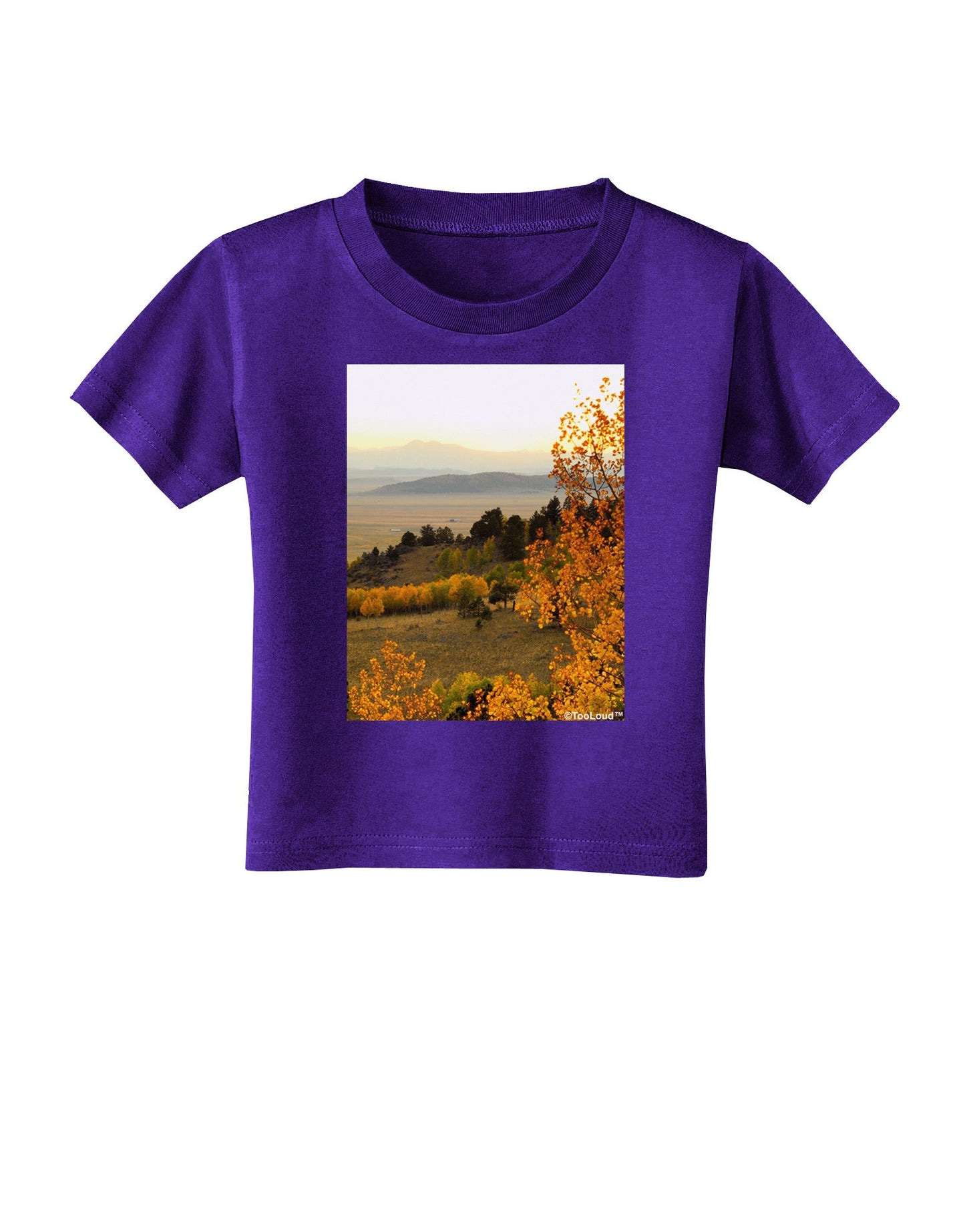 Nature Photography - Gentle Sunrise Toddler T-Shirt Dark by-Toddler T-Shirt-TooLoud-Purple-2T-Davson Sales