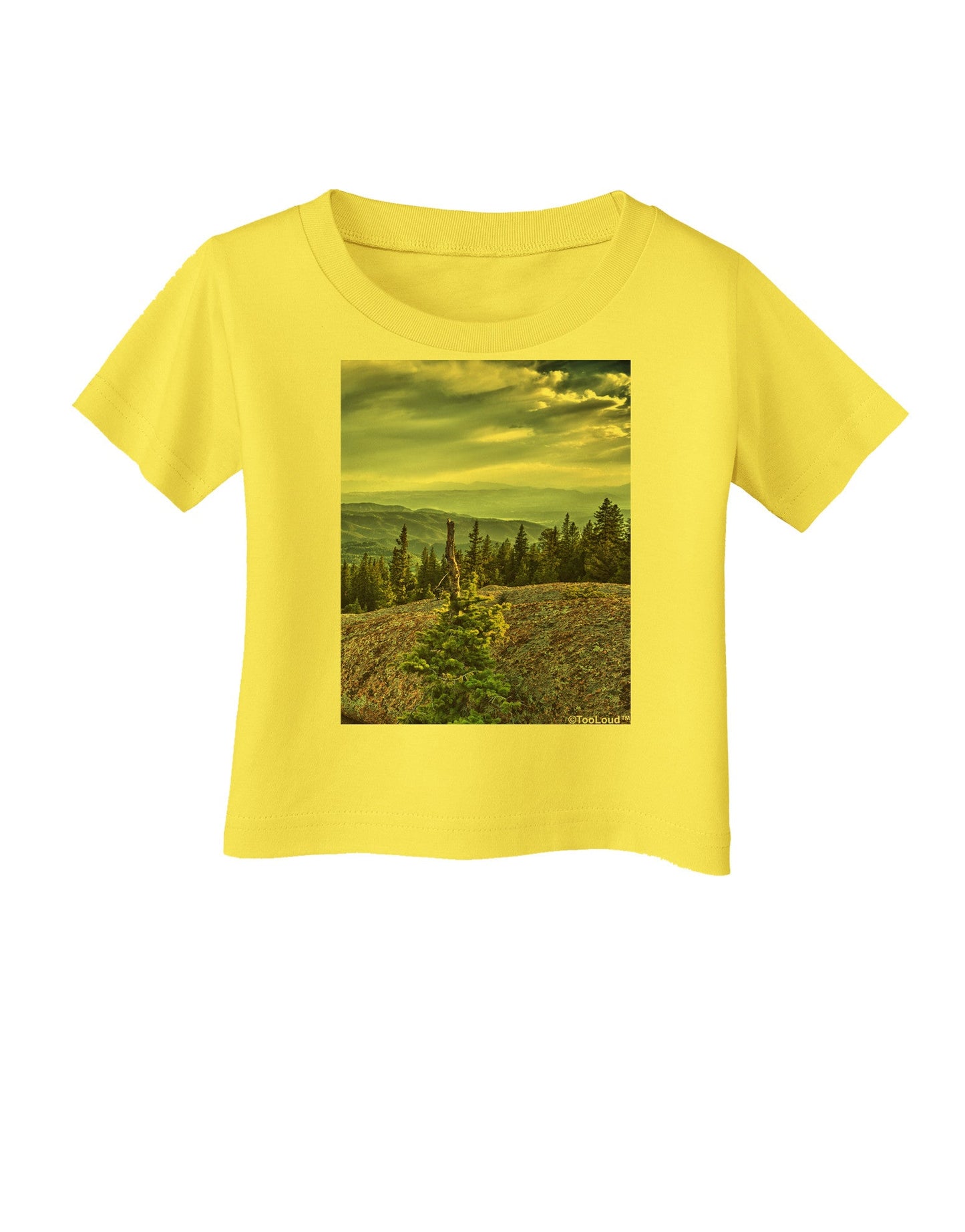 Nature Photography - Pine Kingdom Infant T-Shirt-Infant T-Shirt-TooLoud-Yellow-06-Months-Davson Sales